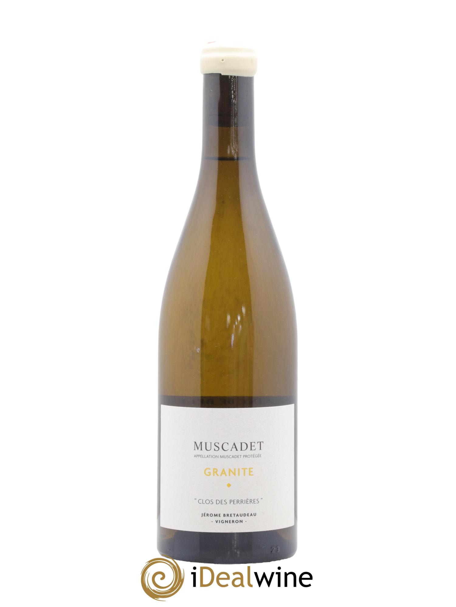 Muscadet-Sèvre-et-Maine Granite Clos des Perrières Jérôme Bretaudeau - Domaine de Bellevue 2020 - Lot de 1 bouteille - 0