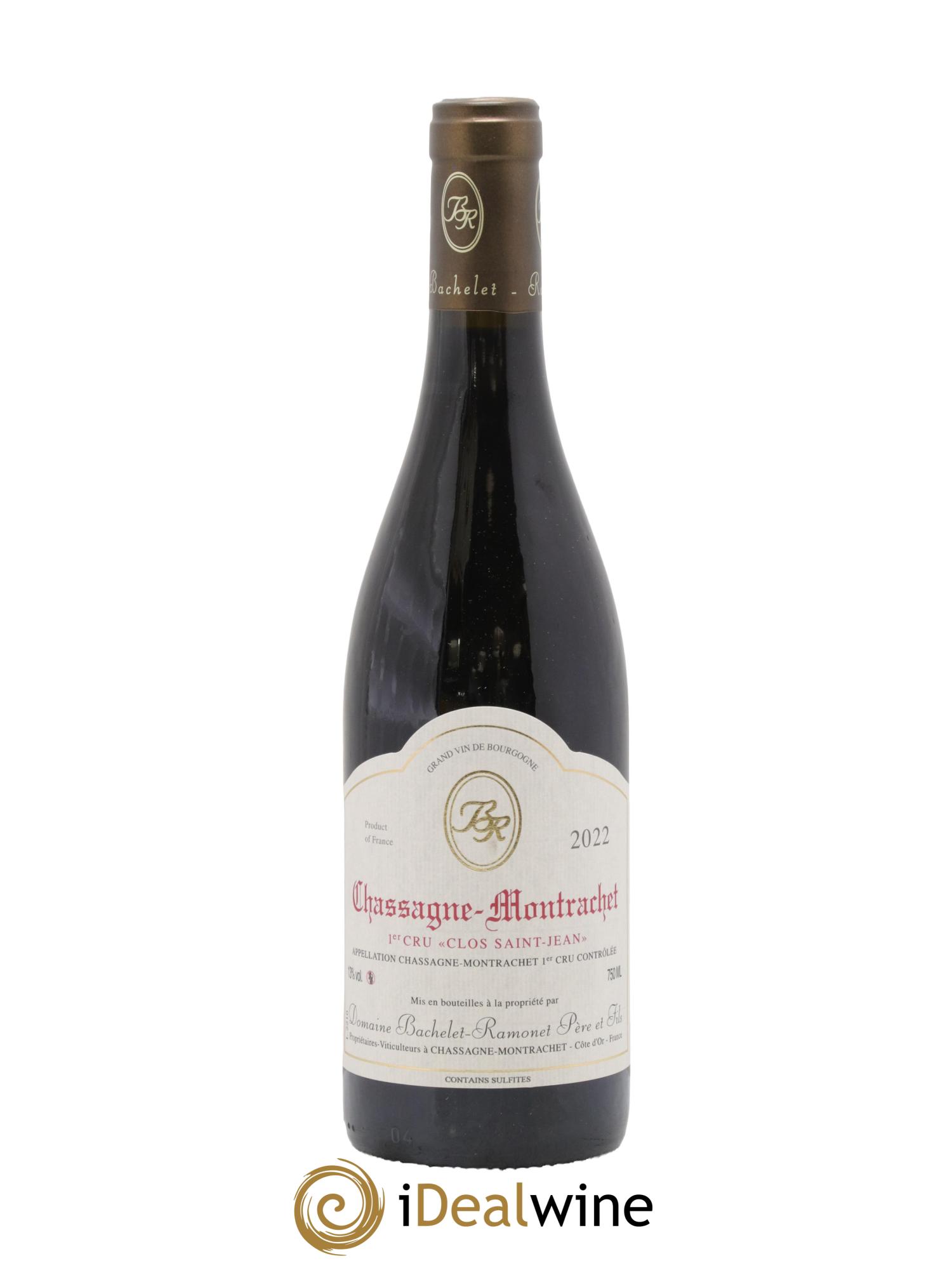Chassagne-Montrachet 1er Cru Clos Saint-Jean Bachelet-Ramonet (Domaine) 2022 - Lot de 1 bouteille - 0