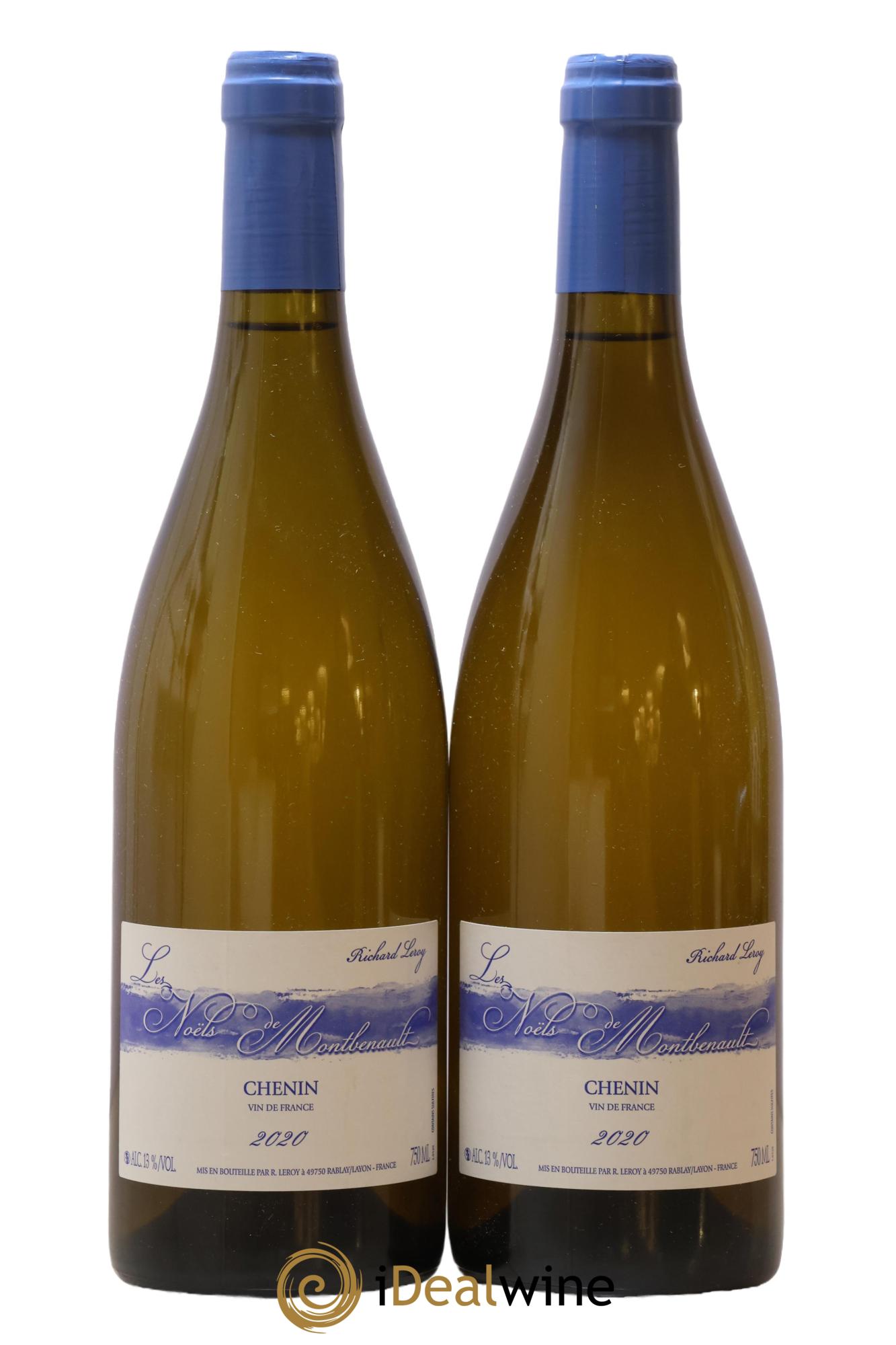 Vin de France Les Noëls de Montbenault Richard Leroy 2020 - Lot of 2 bottles - 0