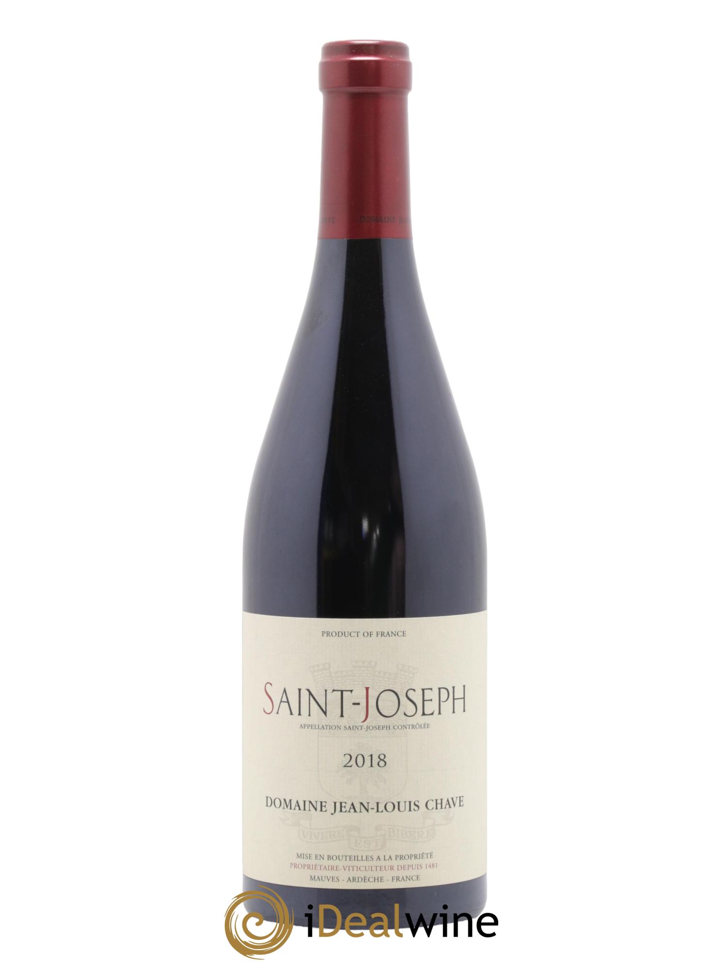 Saint-Joseph Jean-Louis Chave 2018 - Lot de 1 bouteille - 0