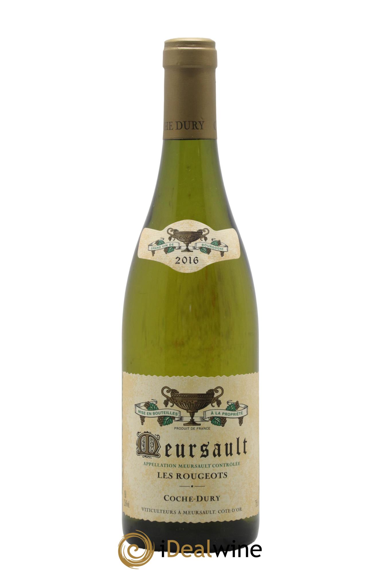 Meursault Les Rougeots Coche Dury (Domaine) 2016 - Lotto di 1 bottiglia - 0