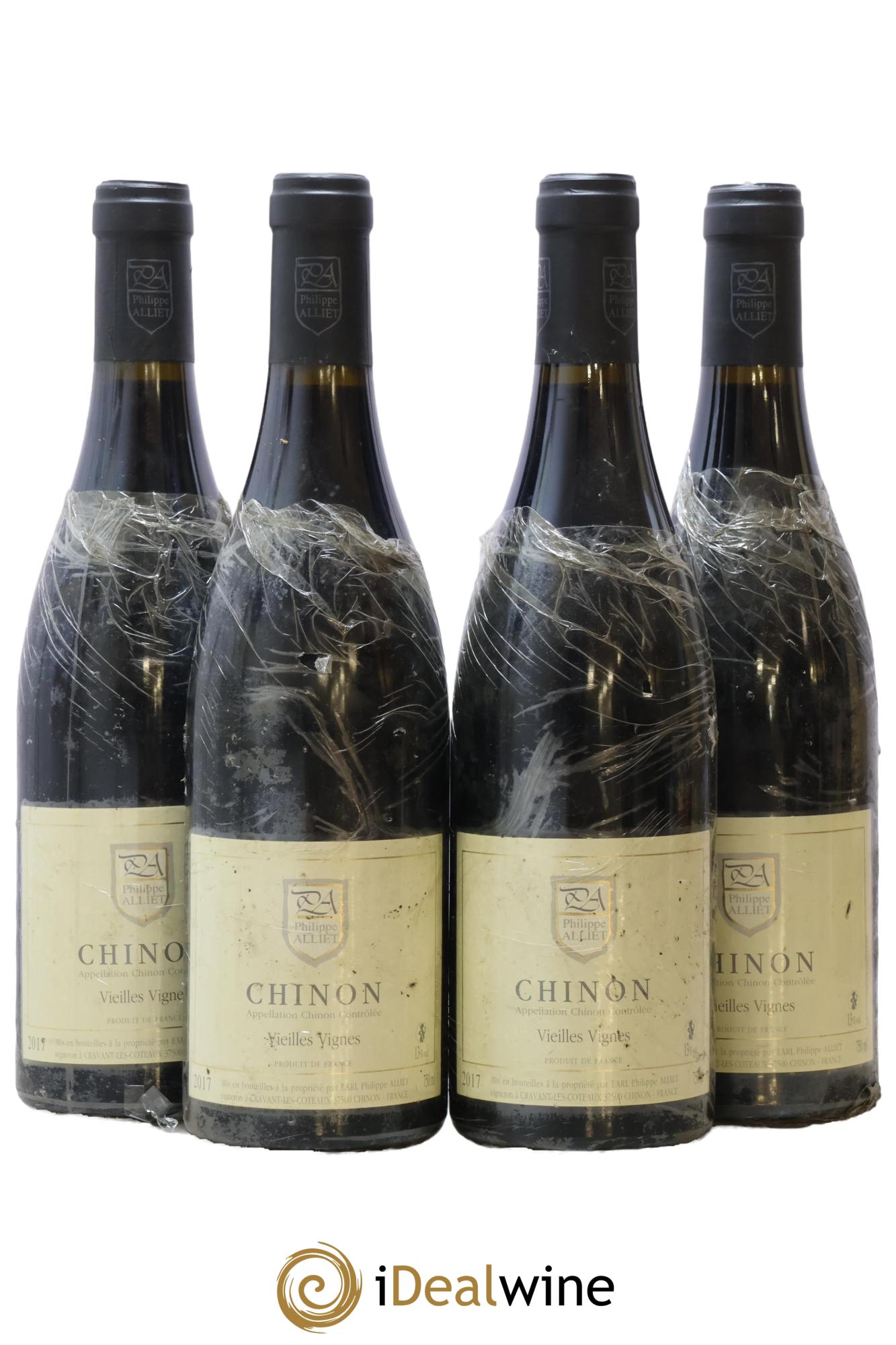 Chinon Vieilles Vignes Philippe Alliet 2017 - Lot de 4 bouteilles - 0