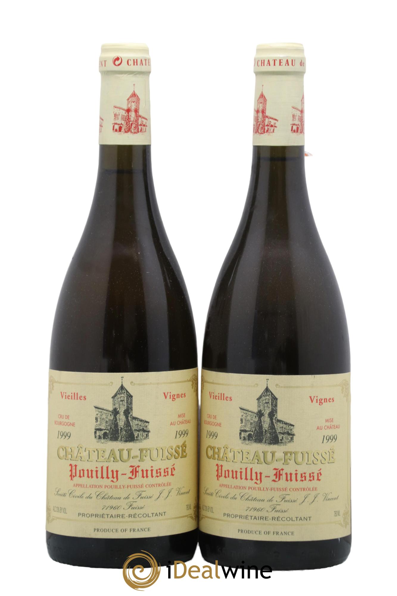 Pouilly-Fuissé Vieilles Vignes Château Fuissé 1999 - Lot de 2 bouteilles - 0
