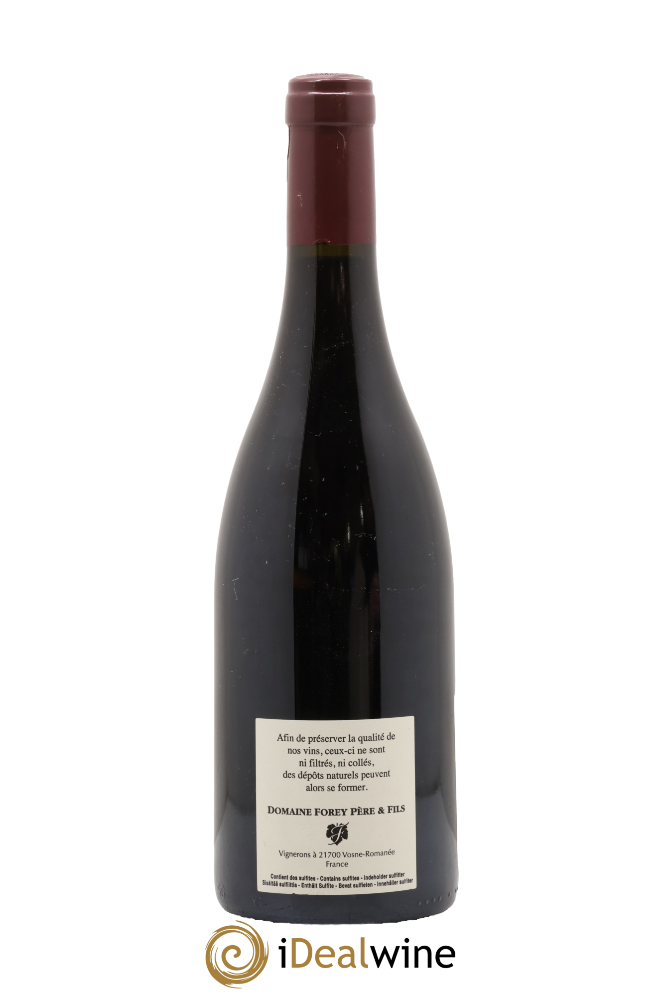 Vosne-Romanée 1er Cru Les Gaudichots Forey Père et Fils (Domaine) 2012 - Lot of 1 bottle - 1