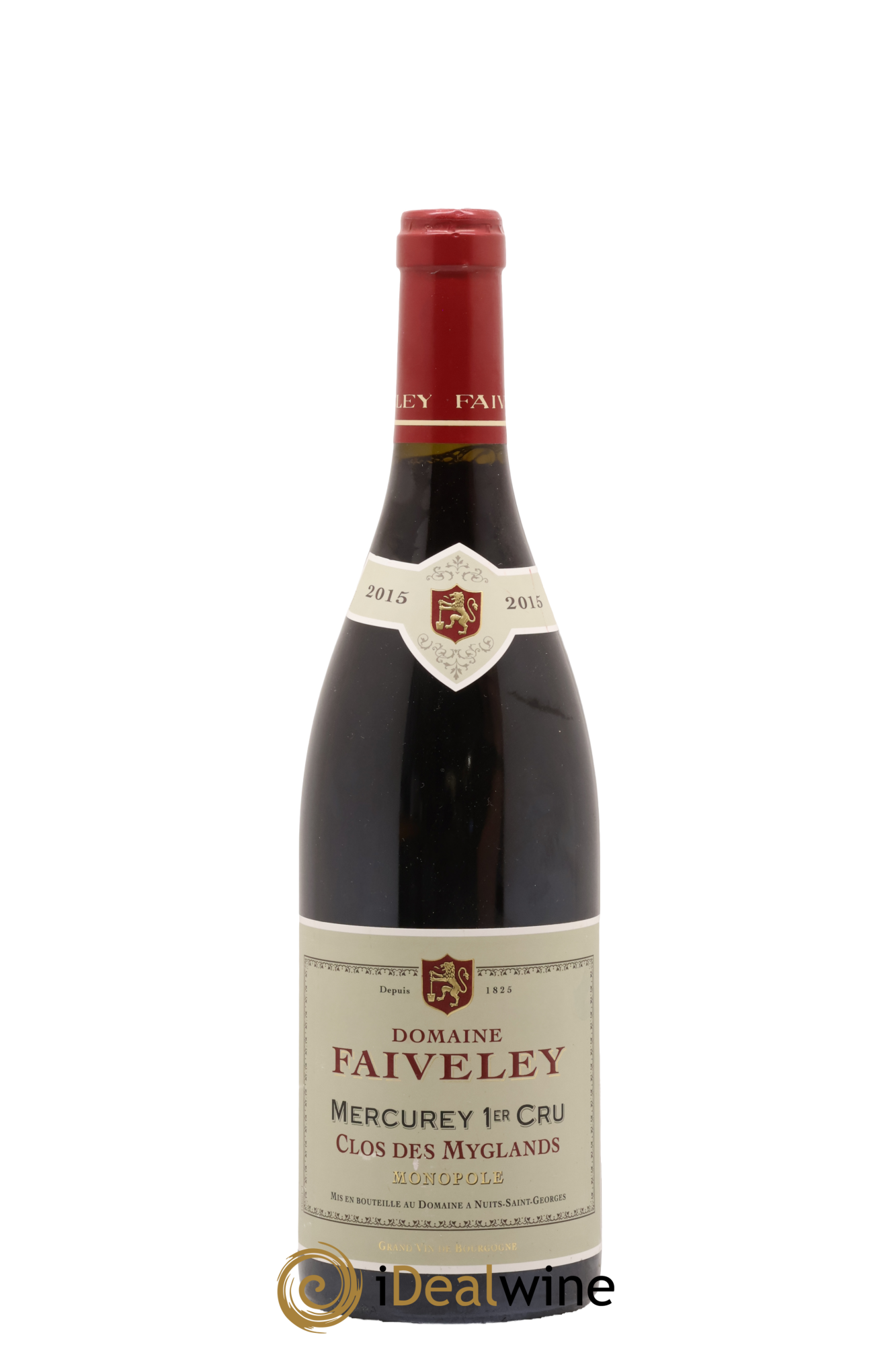 Mercurey 1er Cru Clos des Myglands Domaine de la Framboisière Faiveley 2015 - Lot de 1 bouteille - 0