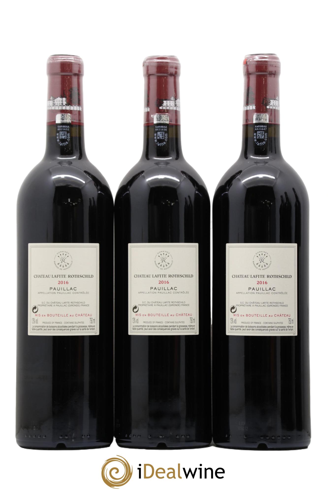 Château Lafite Rothschild 1er Grand Cru Classé 2016 - Lot de 6 bouteilles - 2