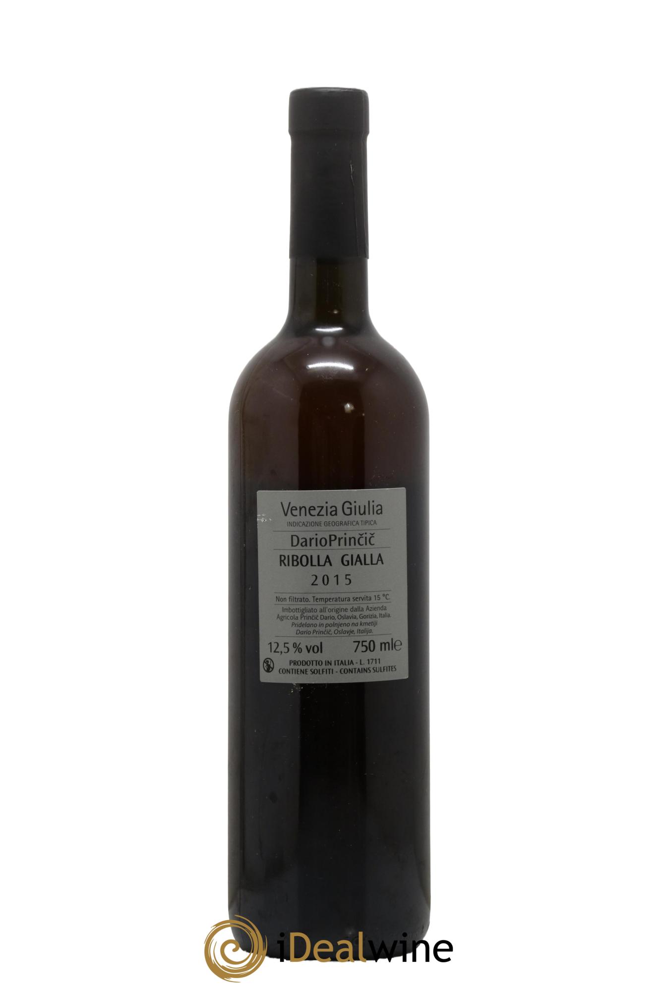 IGT Venezia Giulia Ribolla Gialla Dario Princic 2015 - Posten von 1 Flasche - 1