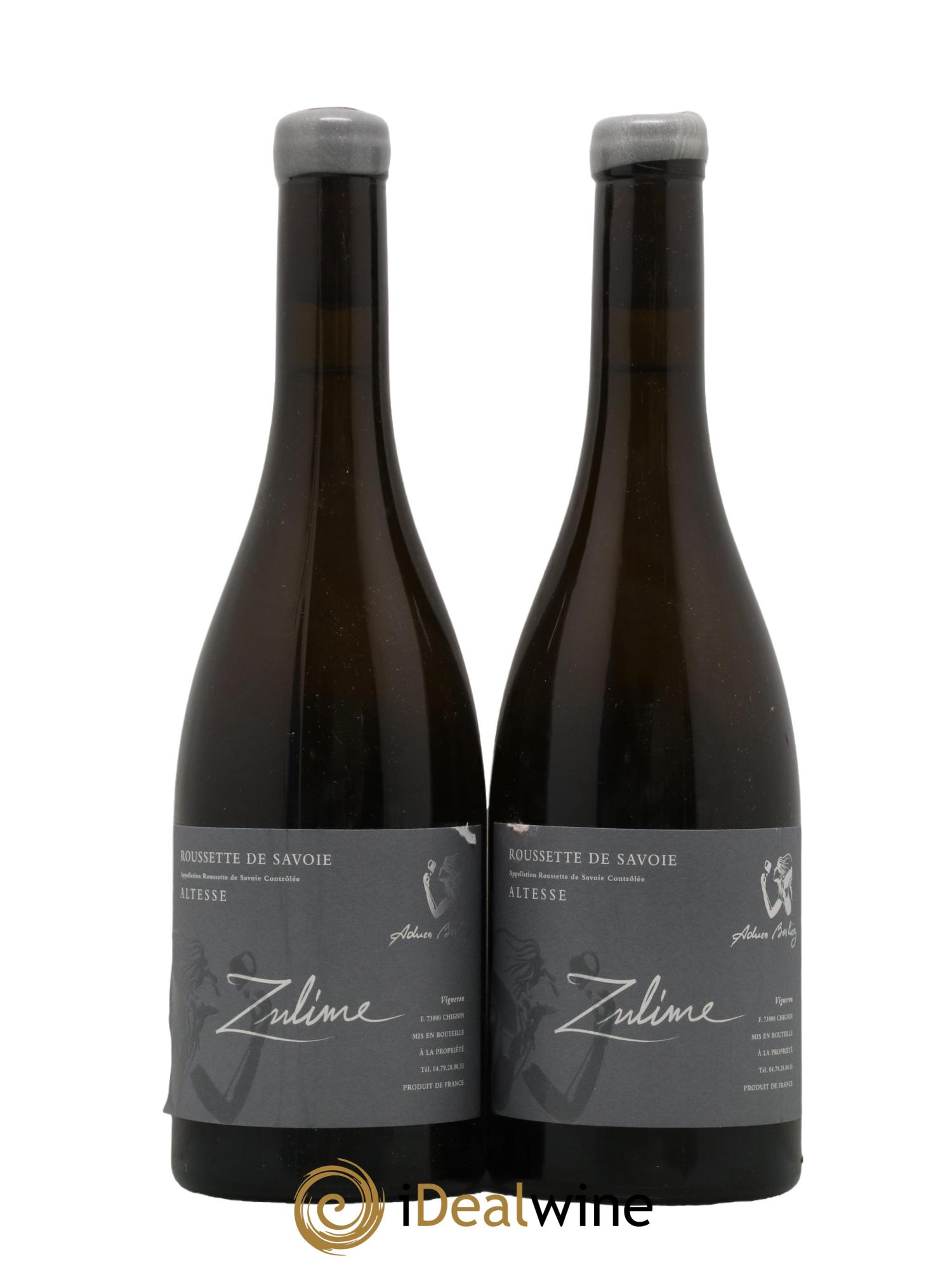 Roussette de Savoie Zulime Adrien Berlioz 2017 - Lot de 2 bouteilles - 0