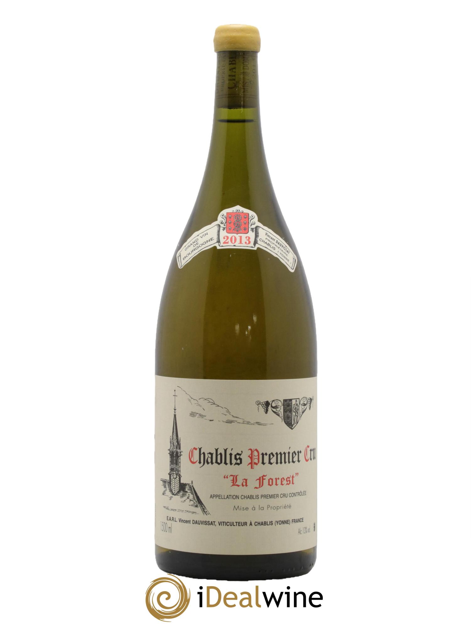 Chablis 1er Cru La Forest Vincent Dauvissat (Domaine) 2013 - Lot de 1 magnum - 0