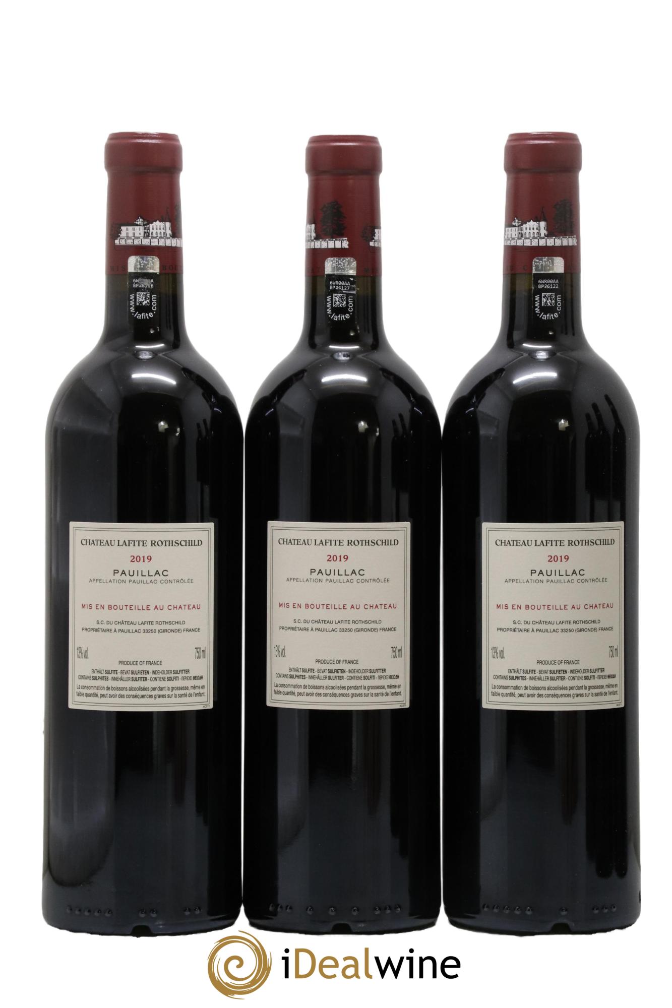 Château Lafite Rothschild 1er Grand Cru Classé 2019 - Lot de 6 bouteilles - 2