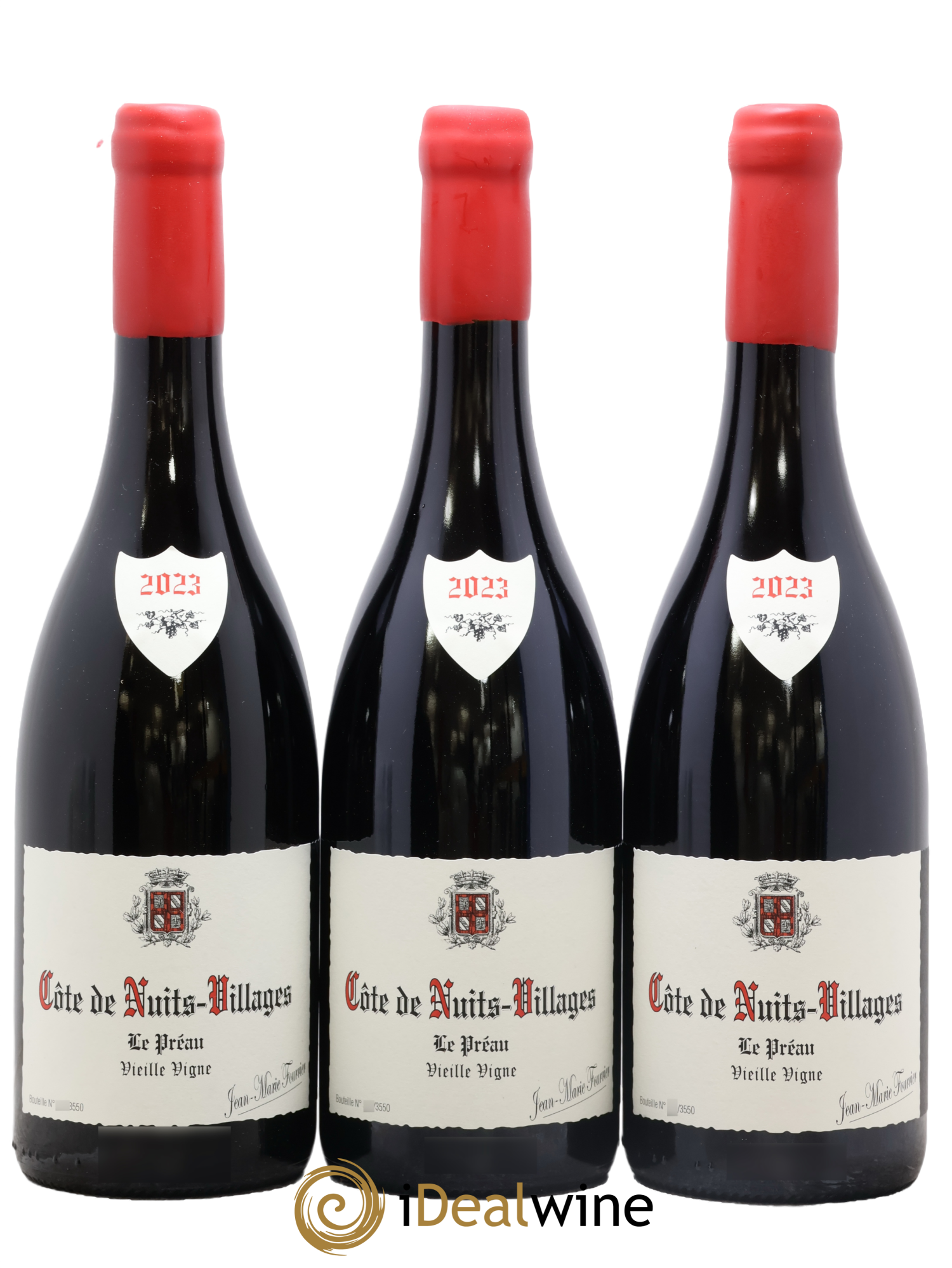 Côte de Nuits-Villages Le Préau Vieille Vigne Jean-Marie Fourrier 2023 - Lot de 3 bouteilles - 0