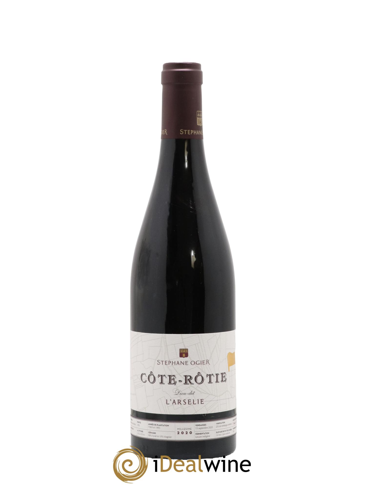 Côte-Rôtie Lieu Dit Arselie Domaine Stephane Ogier 2020 - Lot de 1 bouteille - 0