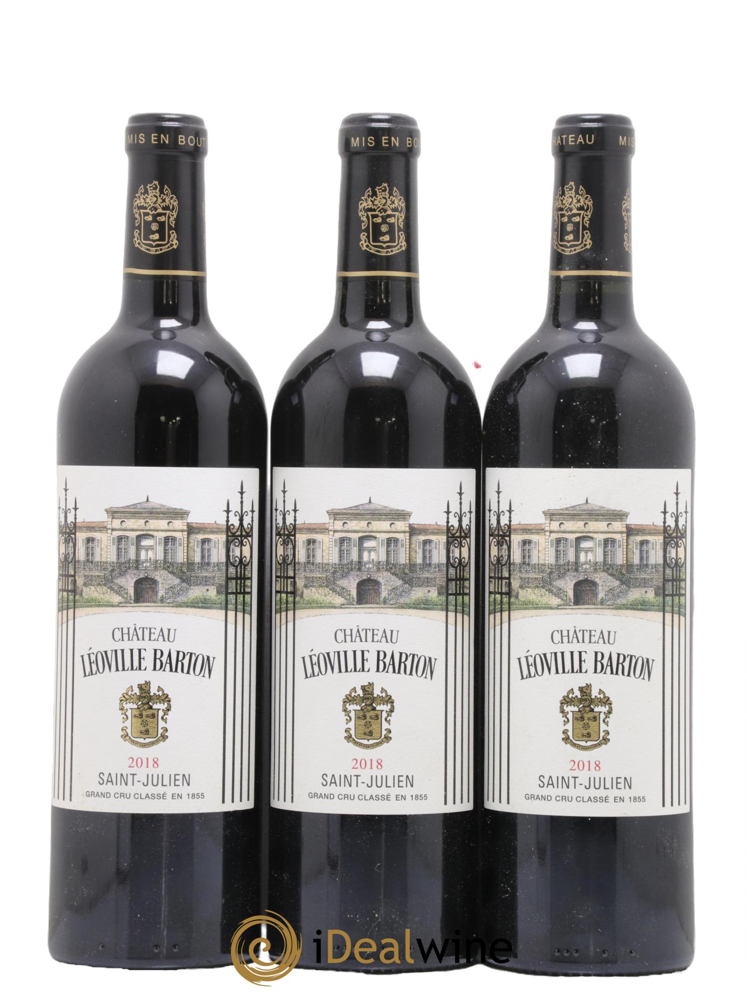 Château Léoville Barton 2ème Grand Cru Classé 2018 - Lot de 6 bouteilles - 2