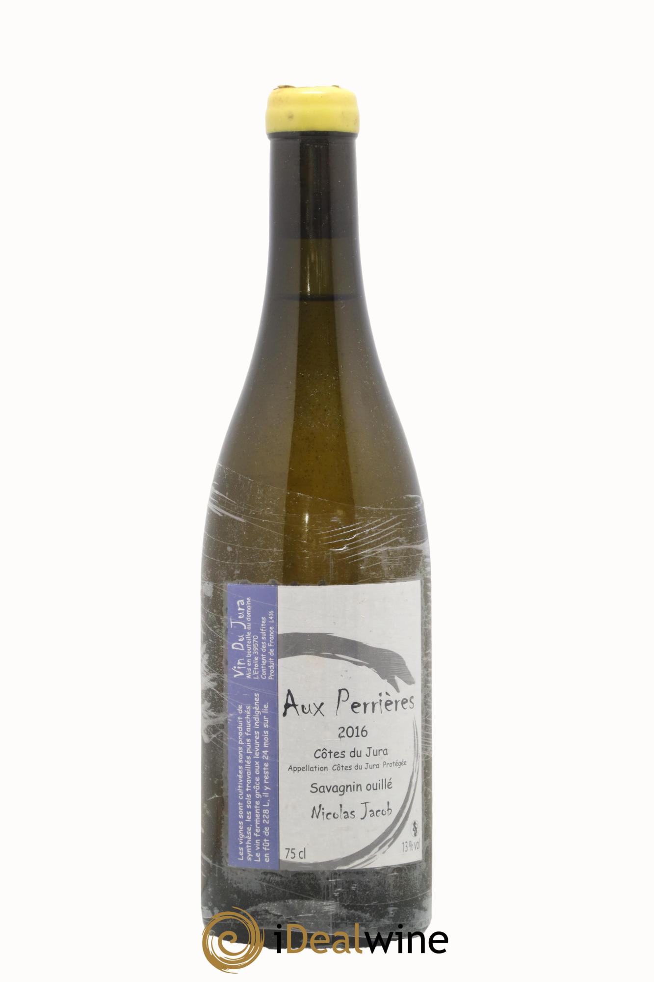 Côtes du Jura Savagnin Aux Perrières Nicolas Jacob 2016 - Posten von 1 Flasche - 0