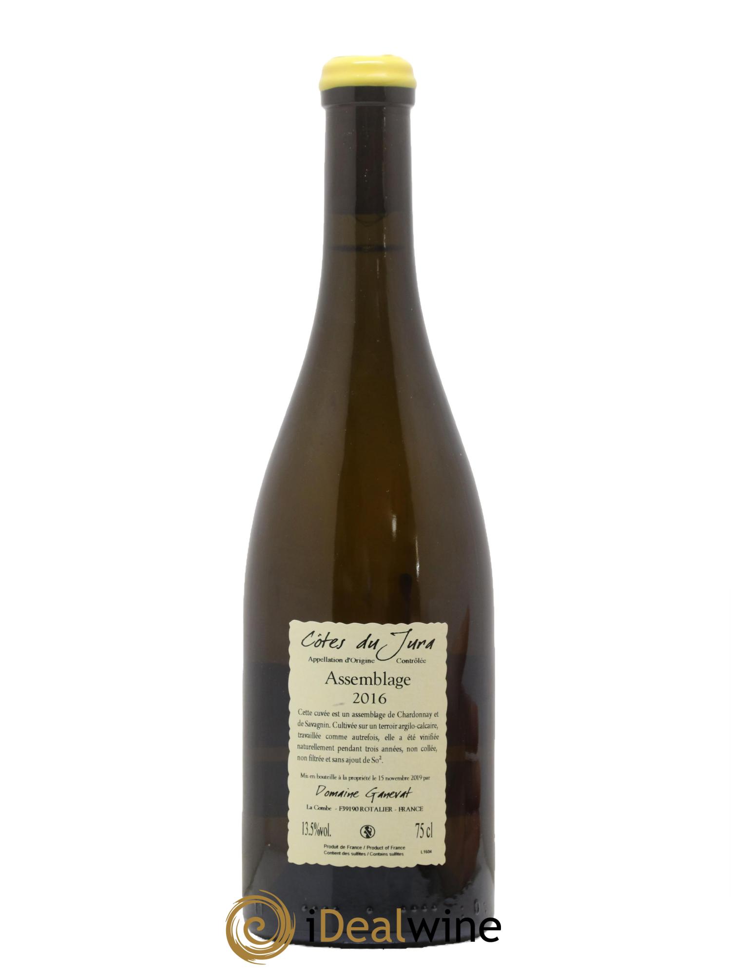 Côtes du Jura Cuvée Orégane Jean-François Ganevat (Domaine) 2016 - Lot de 1 bouteille - 1