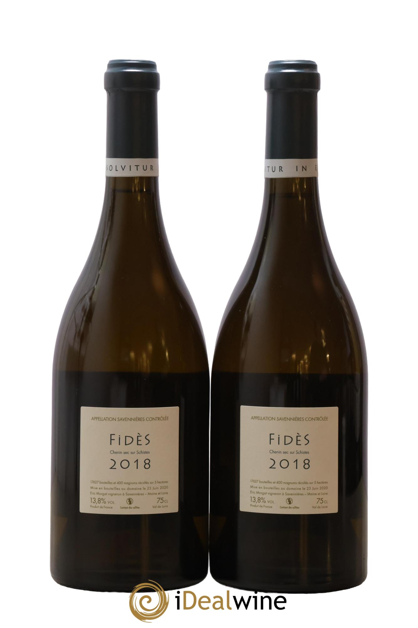 Savennières Fidès Eric Morgat 2018 - Lot de 2 bouteilles - 1