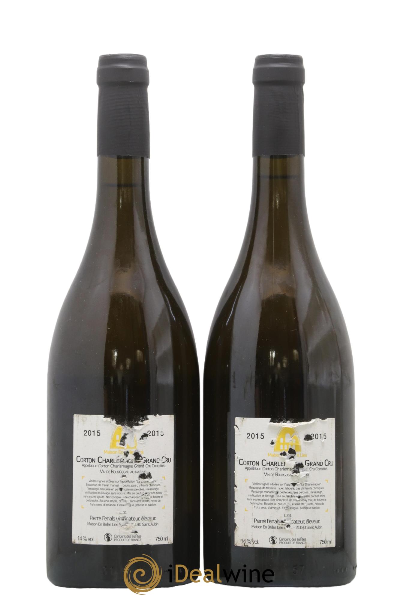 Corton-Charlemagne Grand Cru Maison En Belles Lies 2015 - Posten von 2 Flaschen - 1