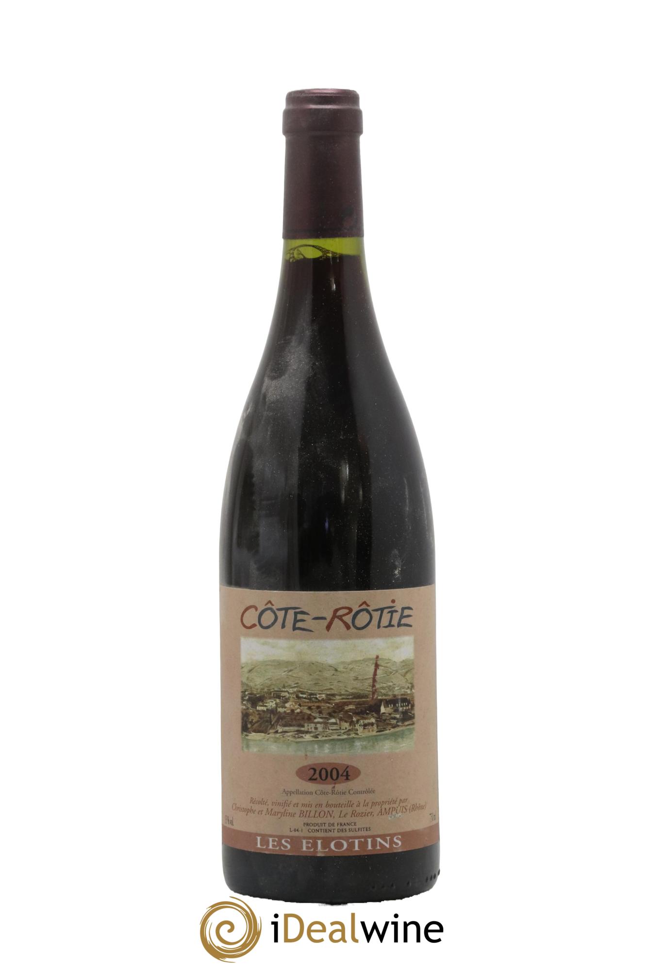 Côte-Rôtie Les Elotins 2004 - Lot de 1 bouteille - 0