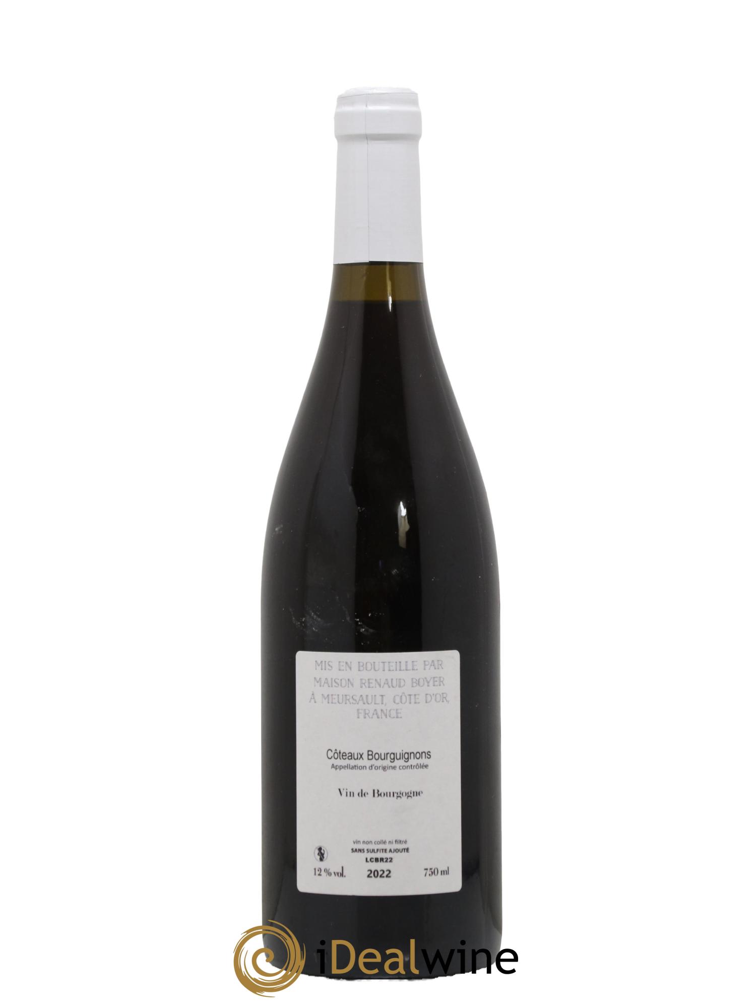 Coteaux Bourguignons En Attendant Riaux Renaud Boyer 2022 - Lot de 1 bouteille - 1