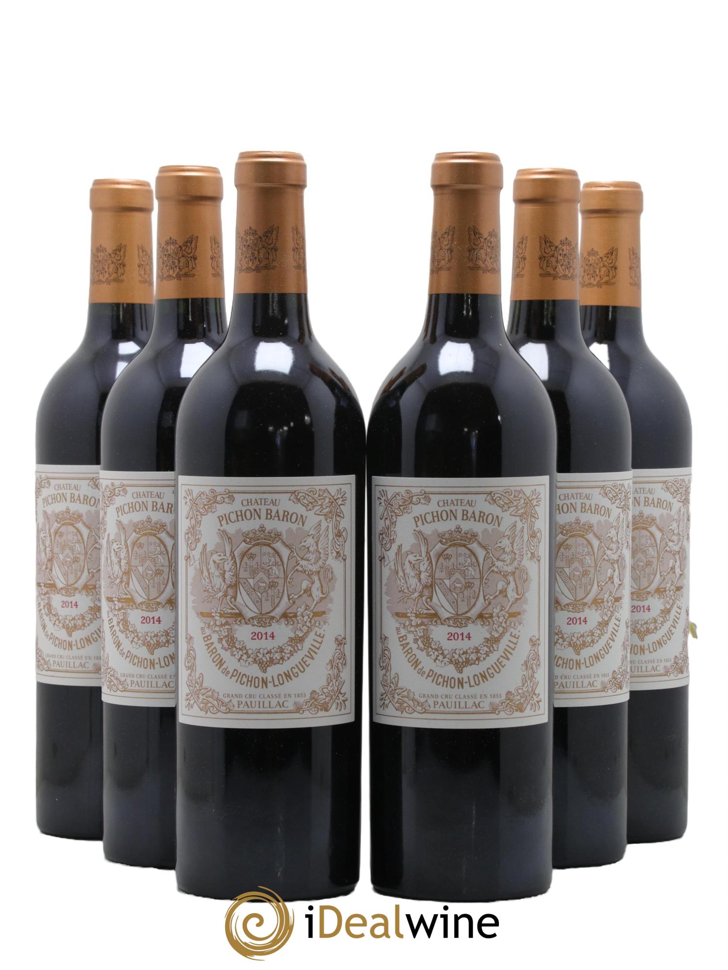 Pichon Longueville Baron 2ème Grand Cru Classé 2014 - Lot de 6 bouteilles - 0