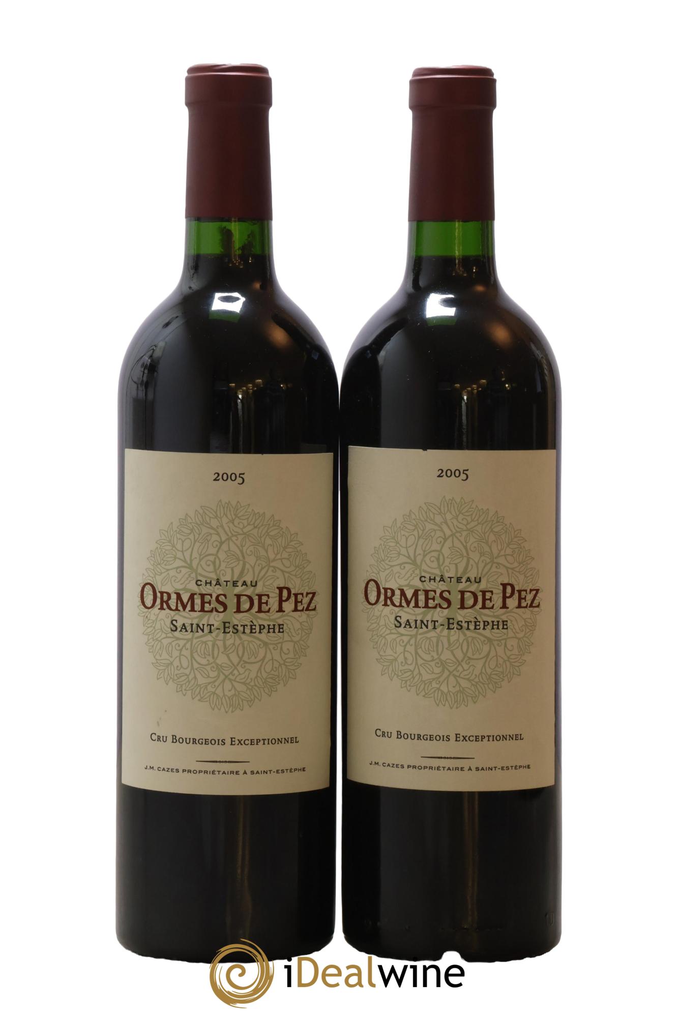 Château les Ormes de Pez 2005 - Posten von 2 Flaschen - 0