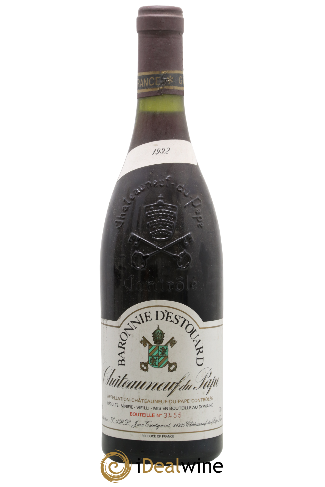 Châteauneuf-du-Pape Baronnie D'Estouard 1992 - Lot de 1 bouteille - 0