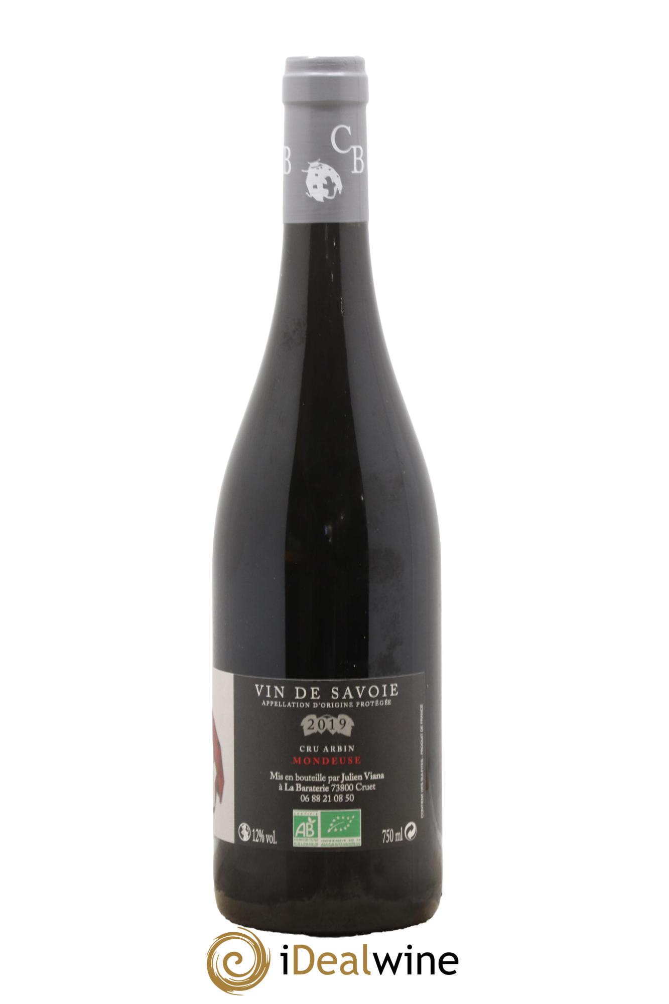 Vin de Savoie Arbin Mondeuse Cellier de la Baraterie 2019 - Posten von 1 Flasche - 1