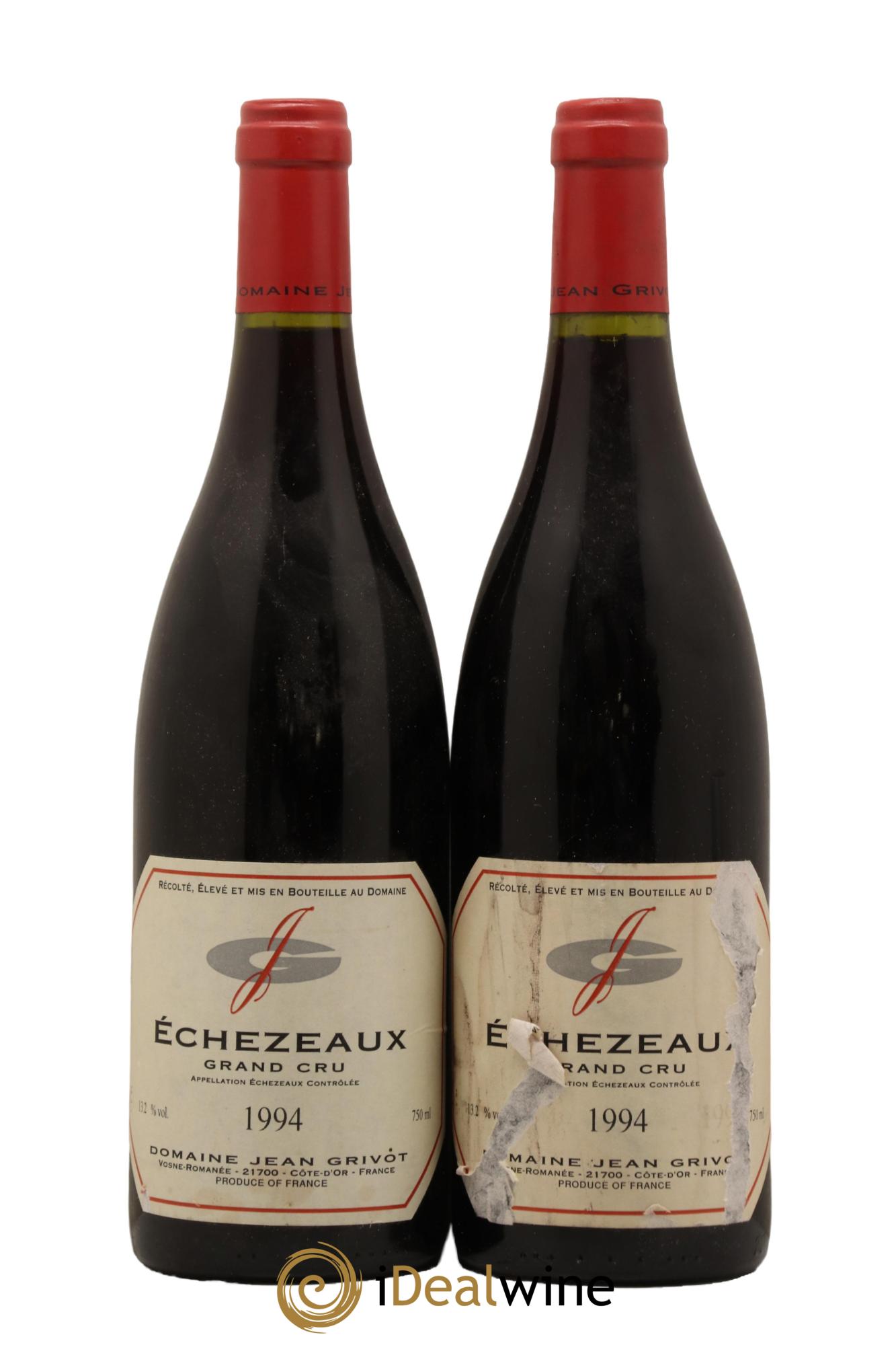 Echezeaux Grand Cru Jean Grivot 1994 - Lot de 2 bouteilles - 0