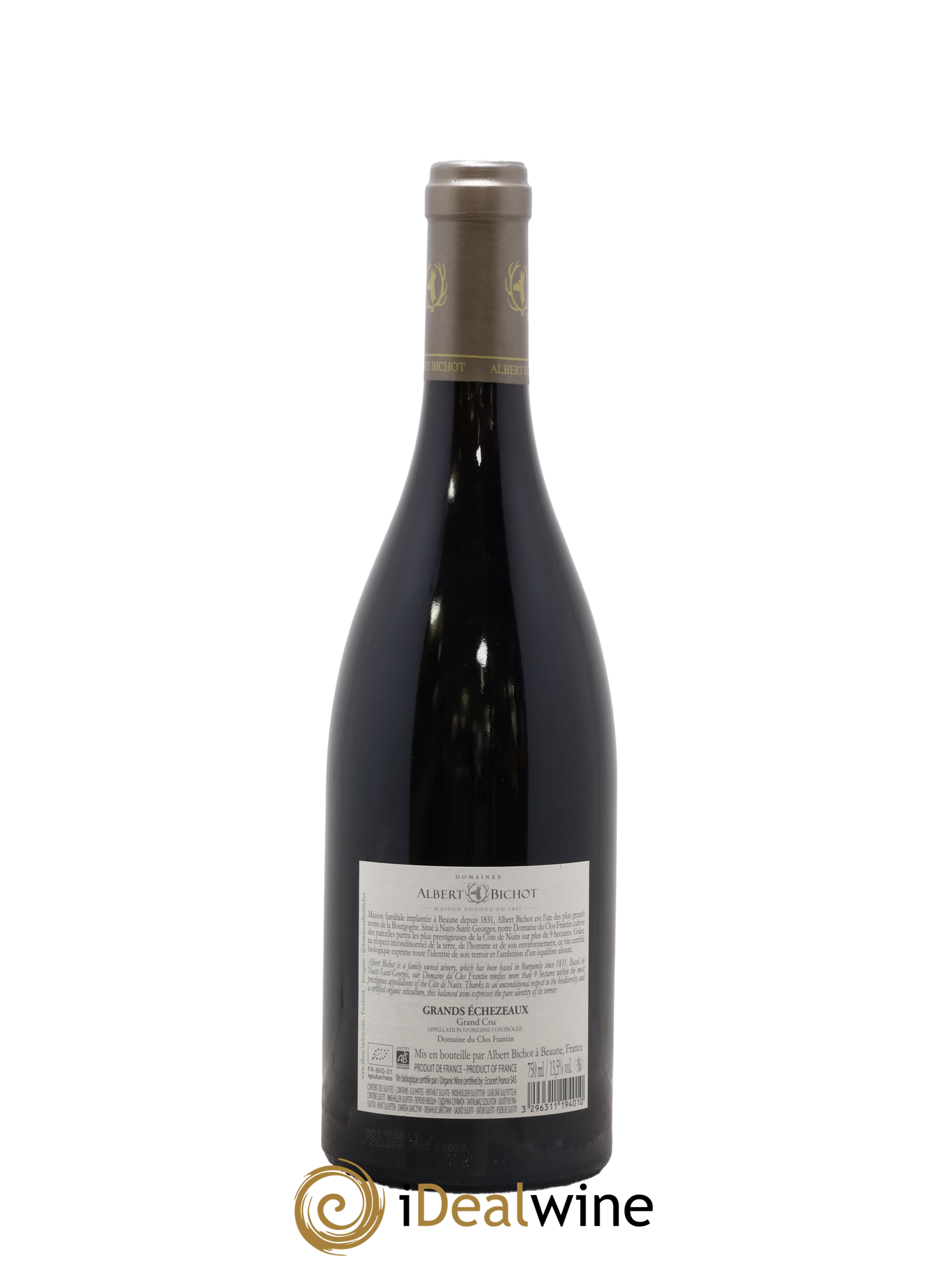 Grands-Echezeaux Grand Cru Clos Frantin - Albert Bichot 2018 - Lot de 1 bouteille - 1