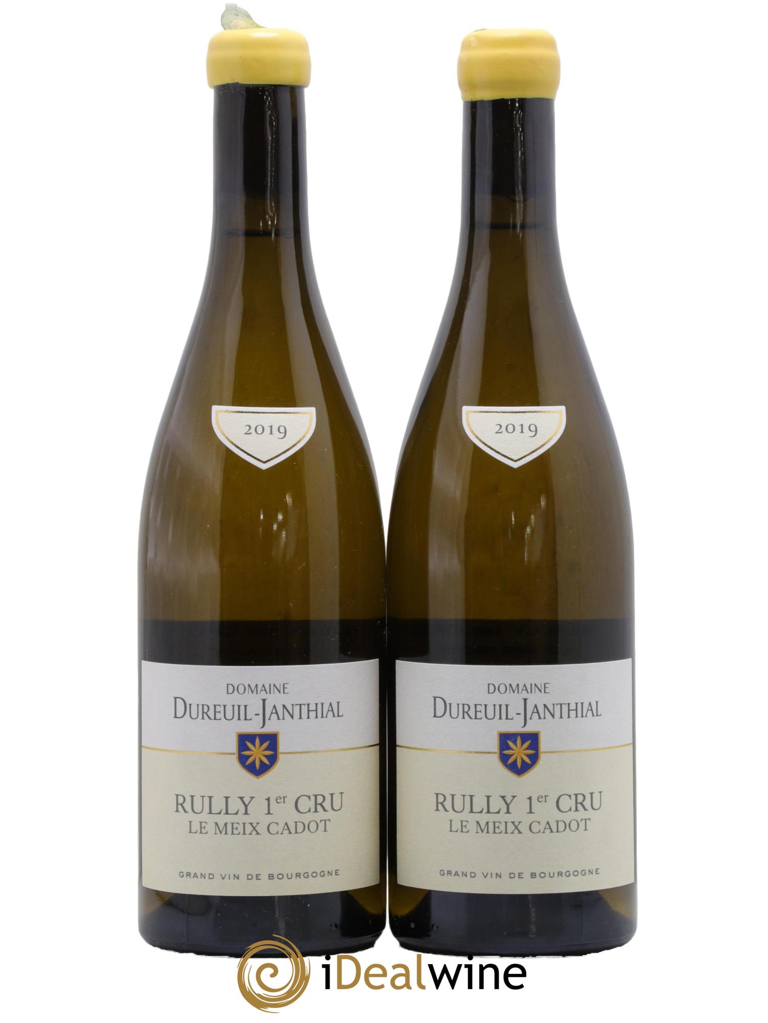Rully 1er Cru Le Meix Cadot Vincent Dureuil-Janthial 2019 - Lot de 2 bouteilles - 0
