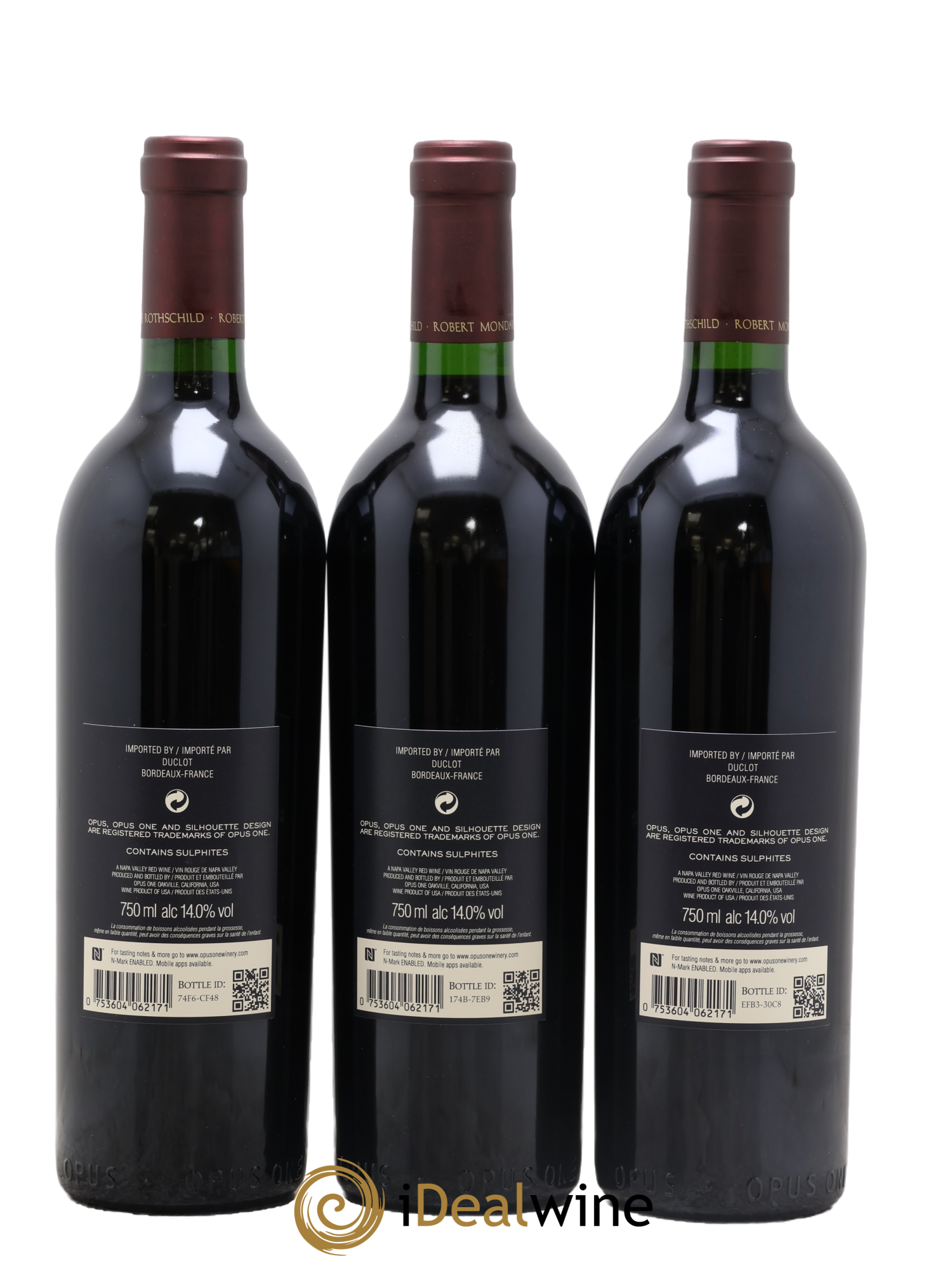 Napa Valley Opus One Robert Mondavi 2017 - Lotto di 6 bottiglie - 4