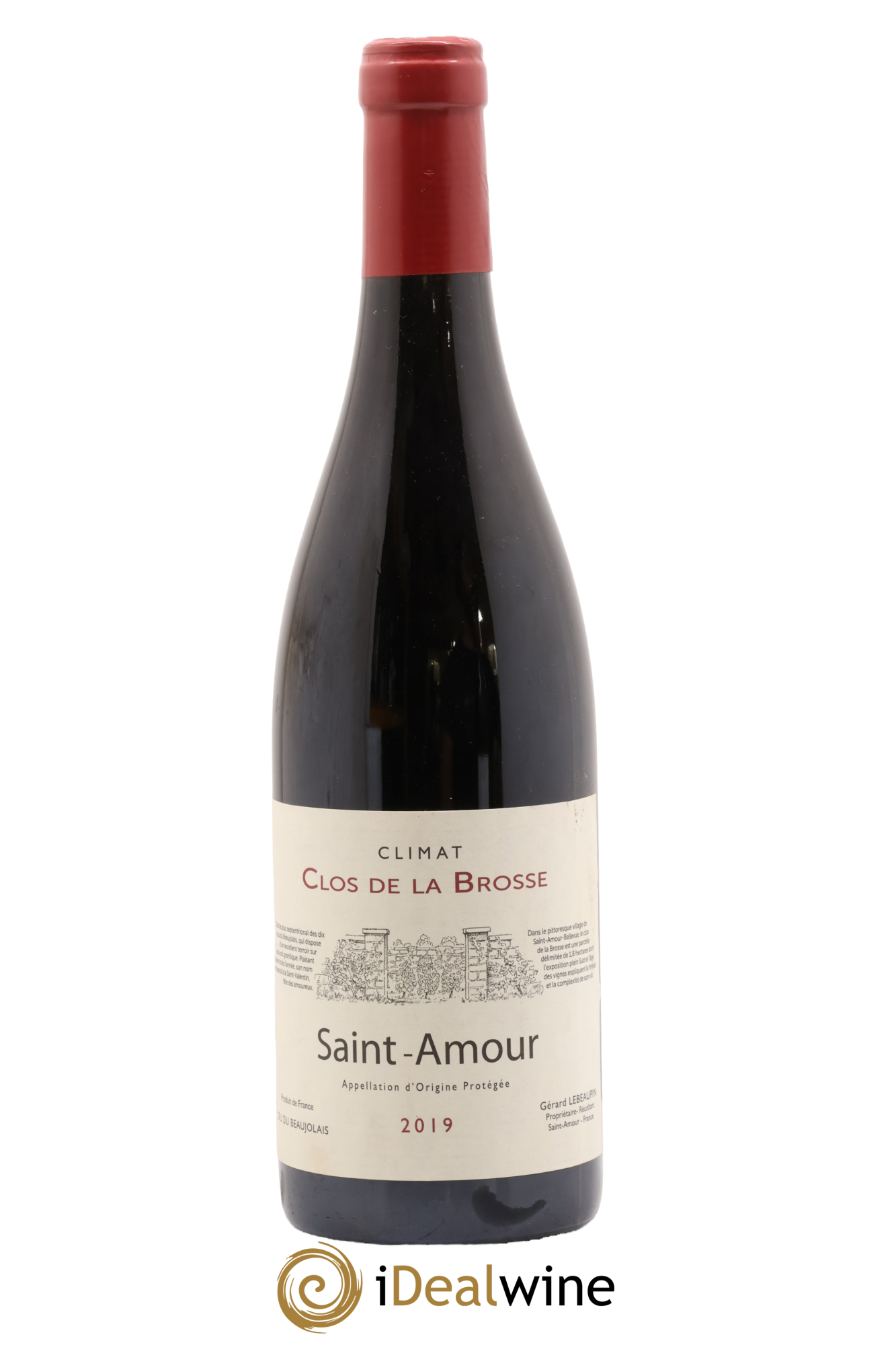 Saint-Amour Clos de la Brosse Gérard Lebeaupin 2019 - Lot de 1 bouteille - 0
