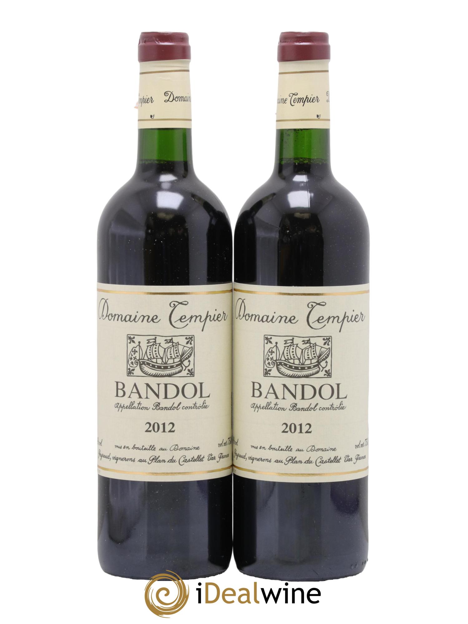 Bandol Domaine Tempier Famille Peyraud 2012 - Lot de 2 bouteilles - 0