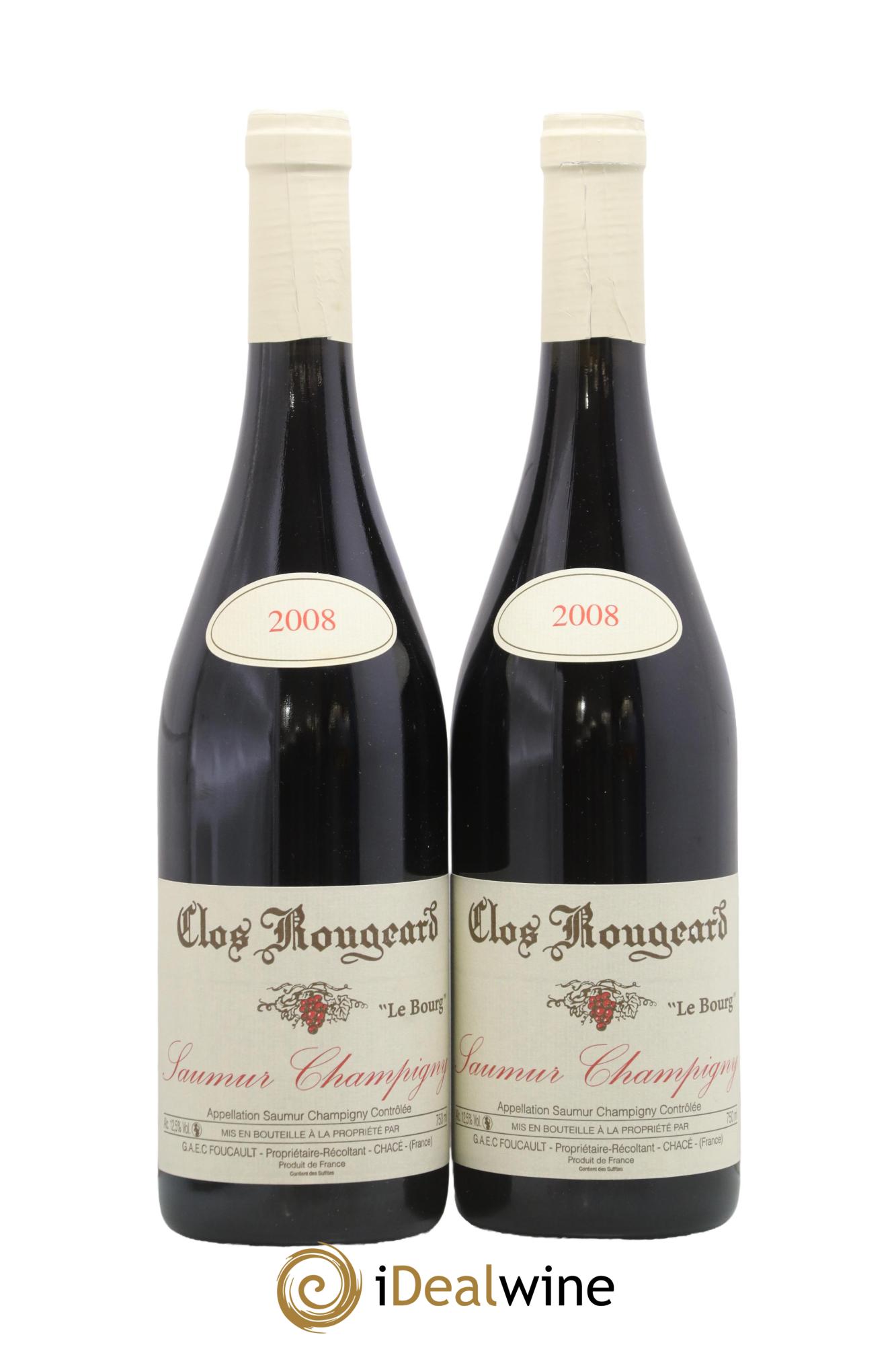 Saumur-Champigny Le Bourg Clos Rougeard 2008 - Lot de 2 bouteilles - 0