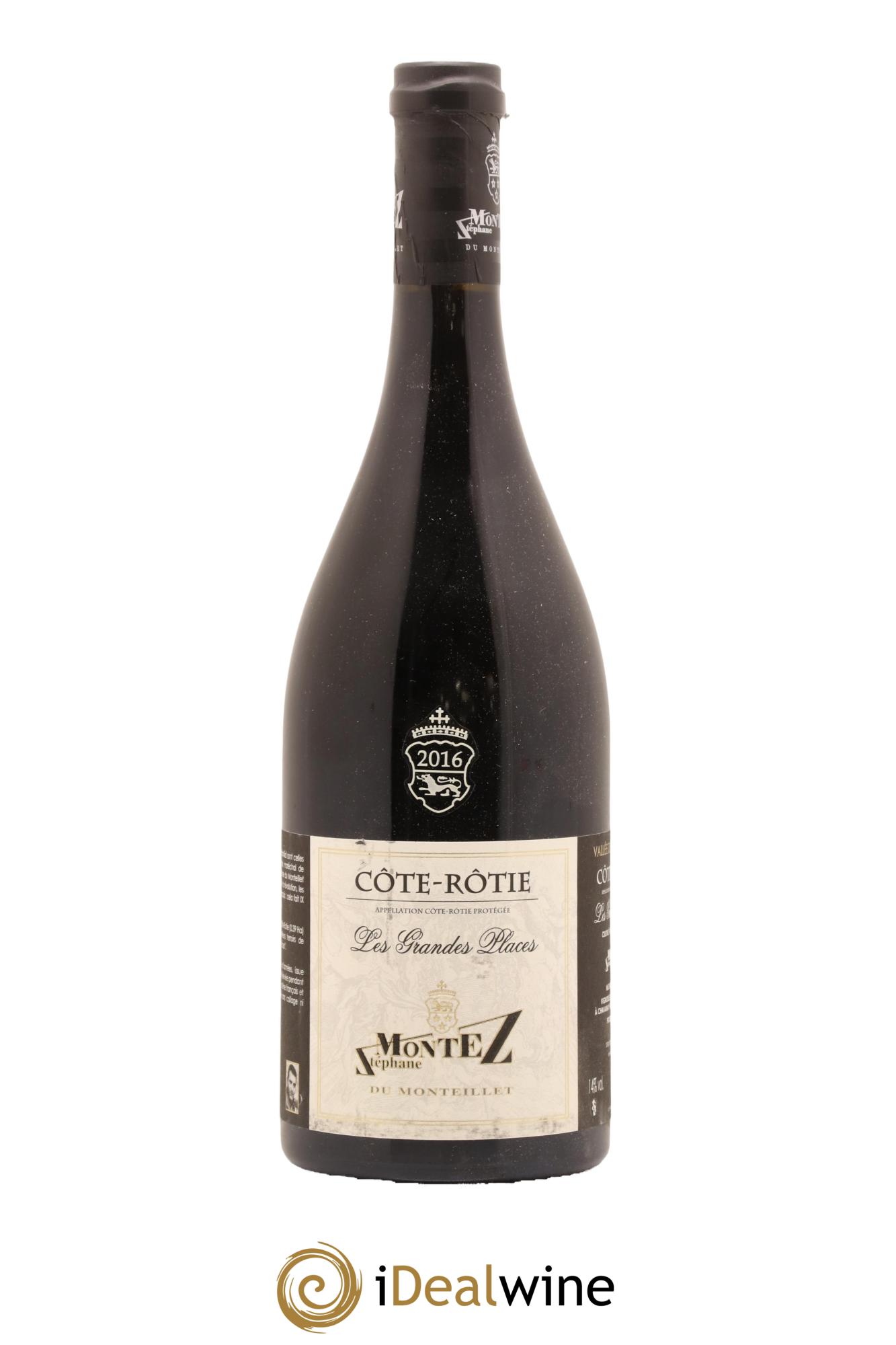 Côte-Rôtie Les Grandes Places Monteillet (Domaine du) - Stéphane Montez 2016 - Lot of 1 bottle - 0
