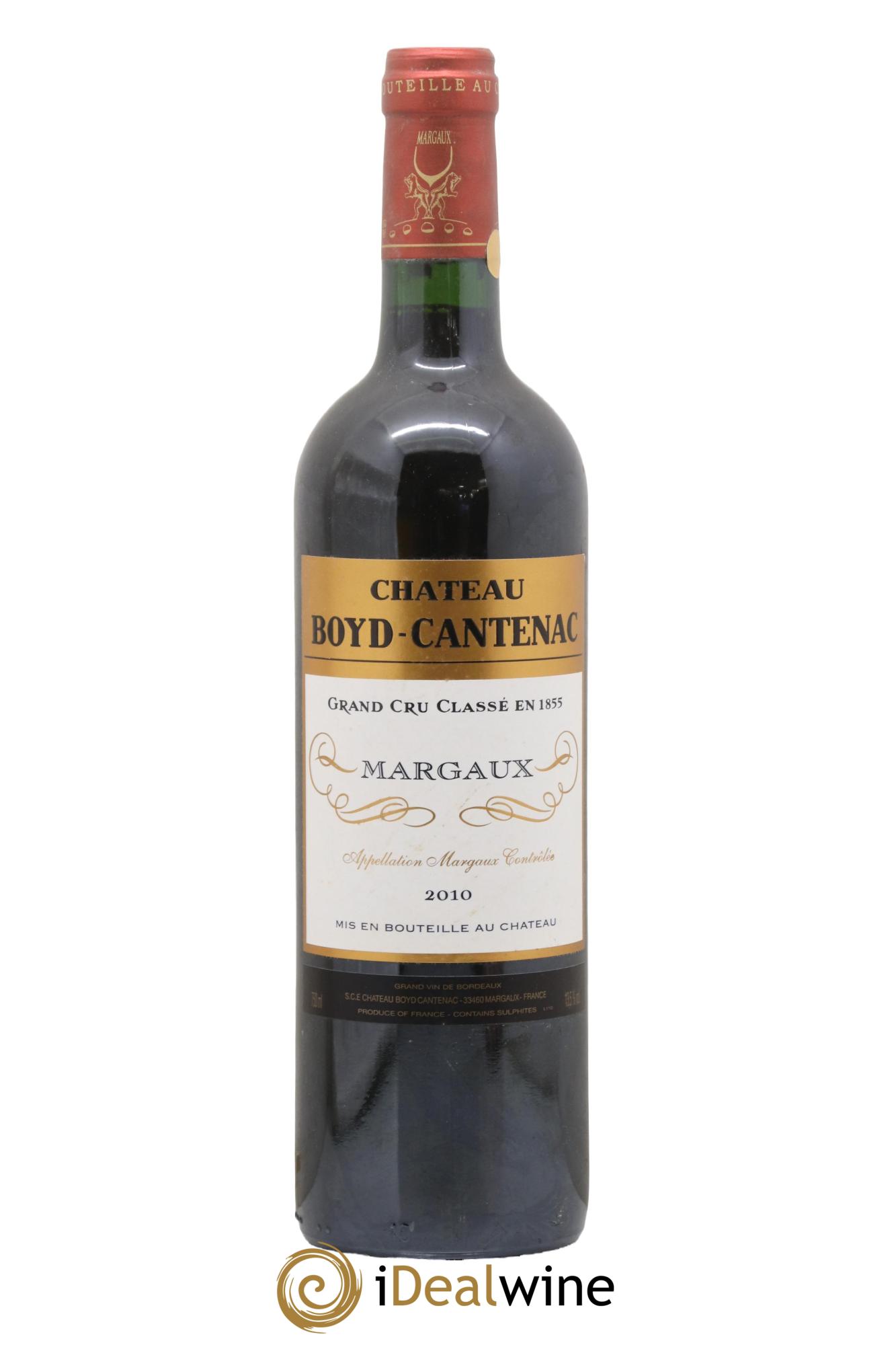 Château Boyd Cantenac 3ème Grand Cru Classé 2010 - Lot de 1 bouteille - 0