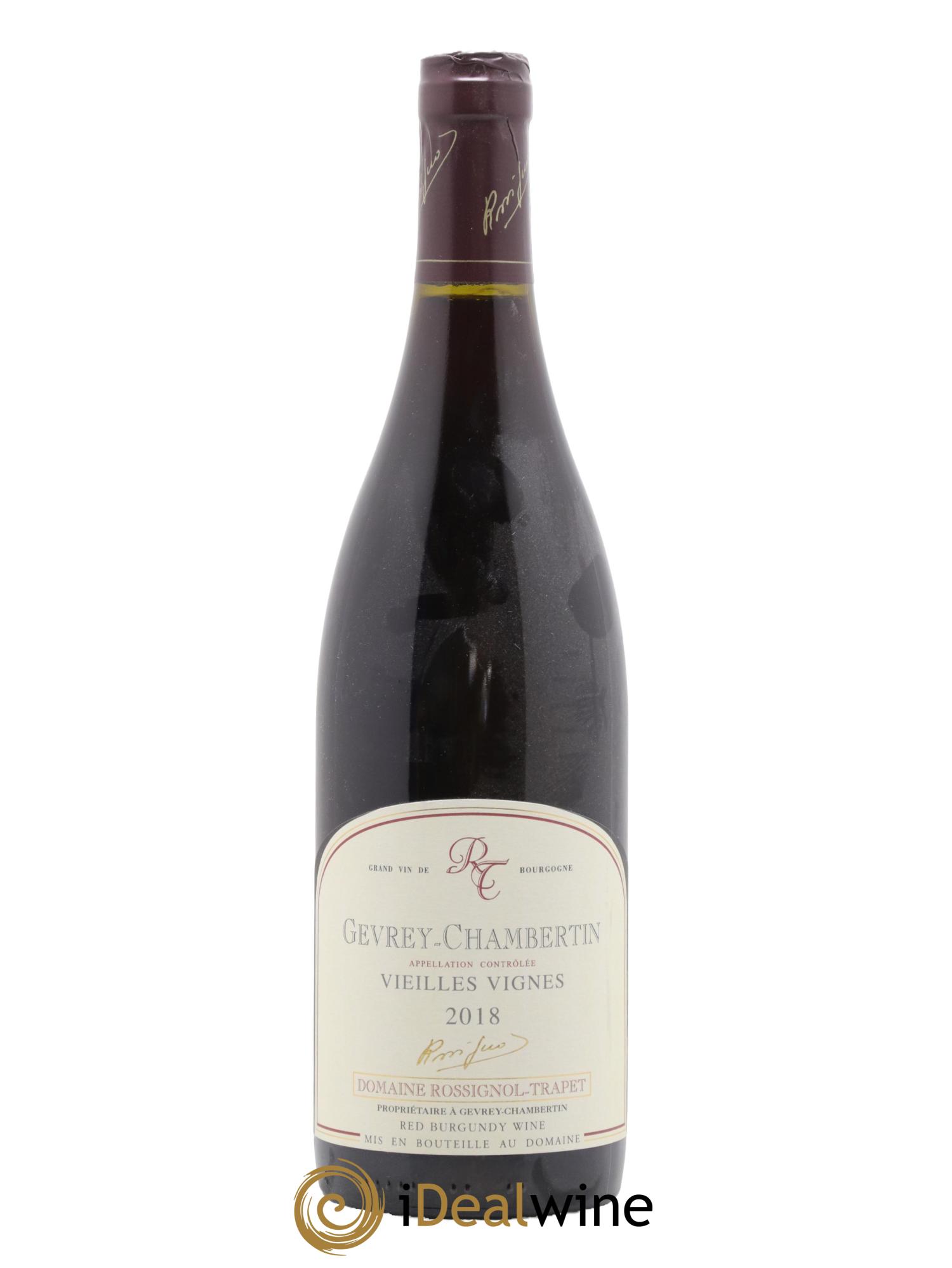 Gevrey-Chambertin Vieilles vignes Rossignol-Trapet (Domaine) 2018 - Lot de 1 bouteille - 0