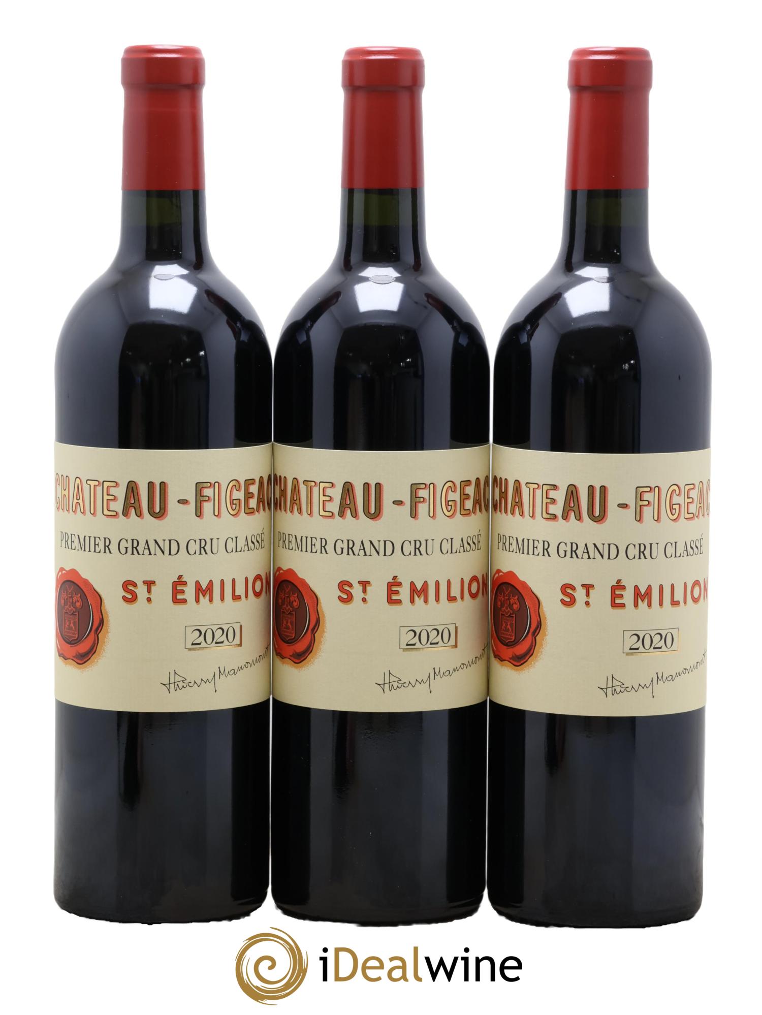 Château Figeac 1er Grand Cru Classé A 2020 - Lotto di 6 bottiglie - 3