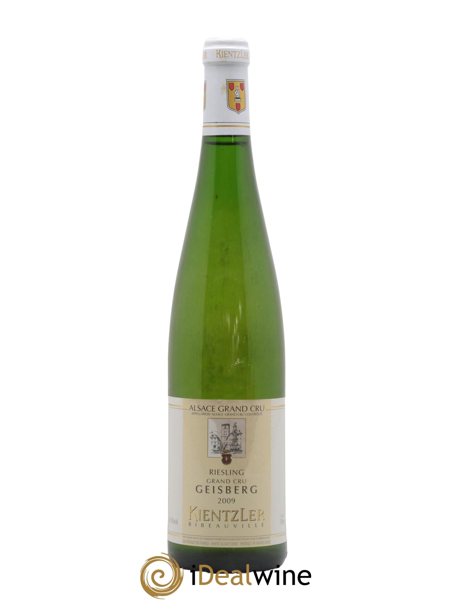 Alsace Riesling Grand Cru Geisberg Kientzler 2009 - Lot de 1 bouteille - 0