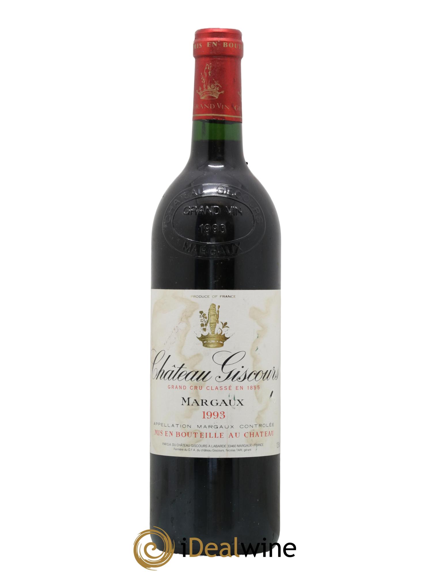 Château Giscours 3ème Grand Cru Classé 1993 - Lot de 1 bouteille - 0
