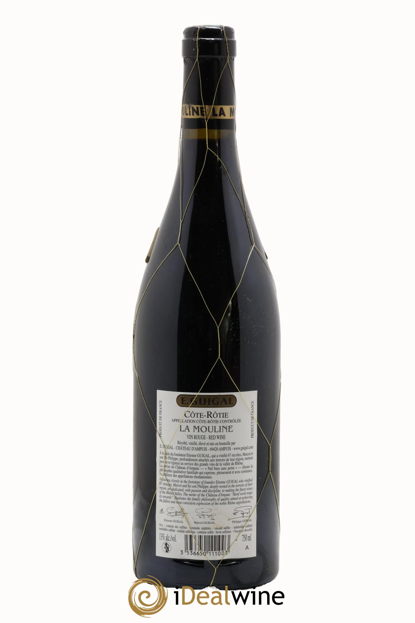 Côte-Rôtie La Mouline Guigal 2007 - Lot of 1 bottle - 1