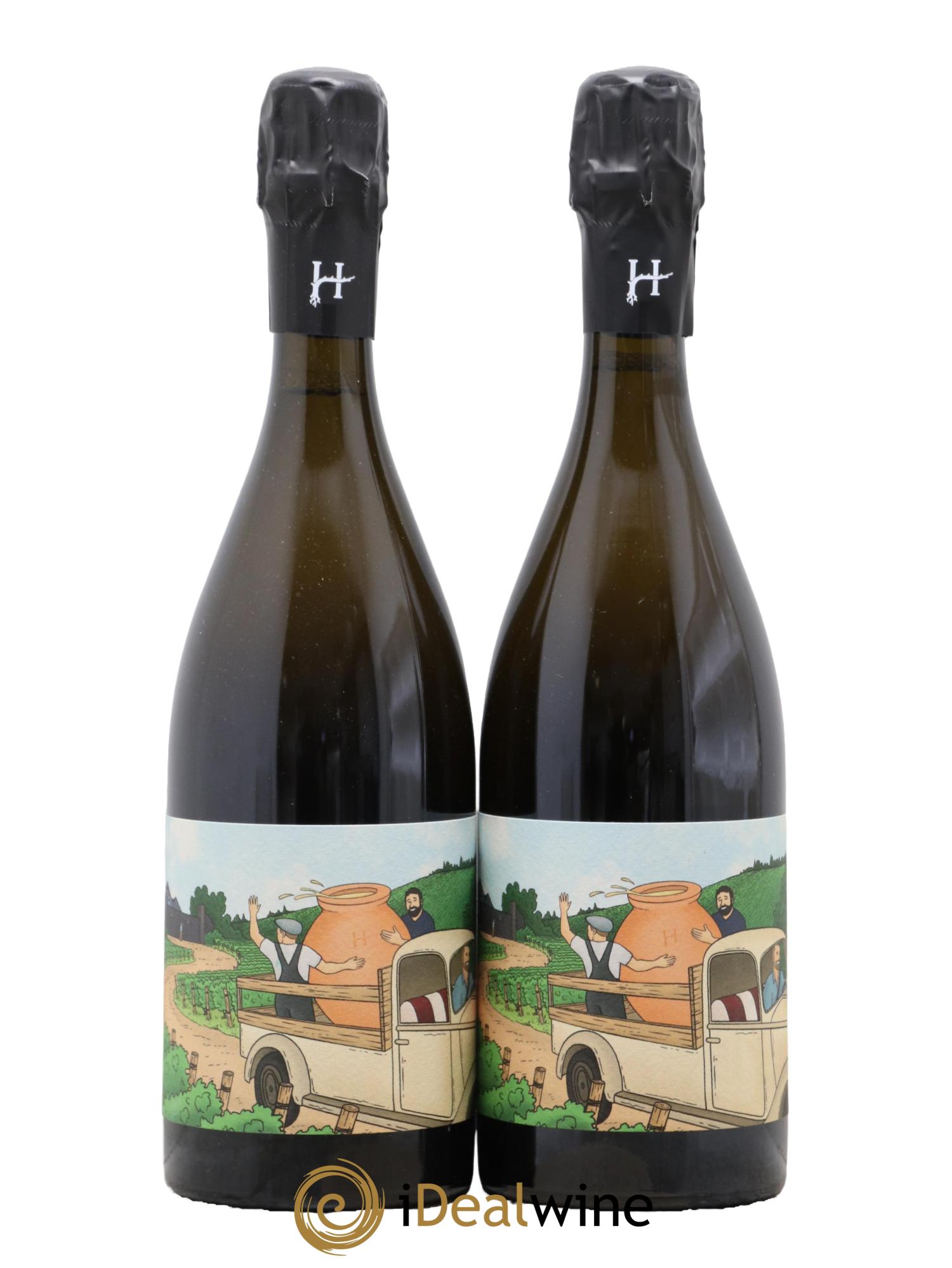 Champagne Auguste II Romain Hénin - Lot de 2 bouteilles - 0