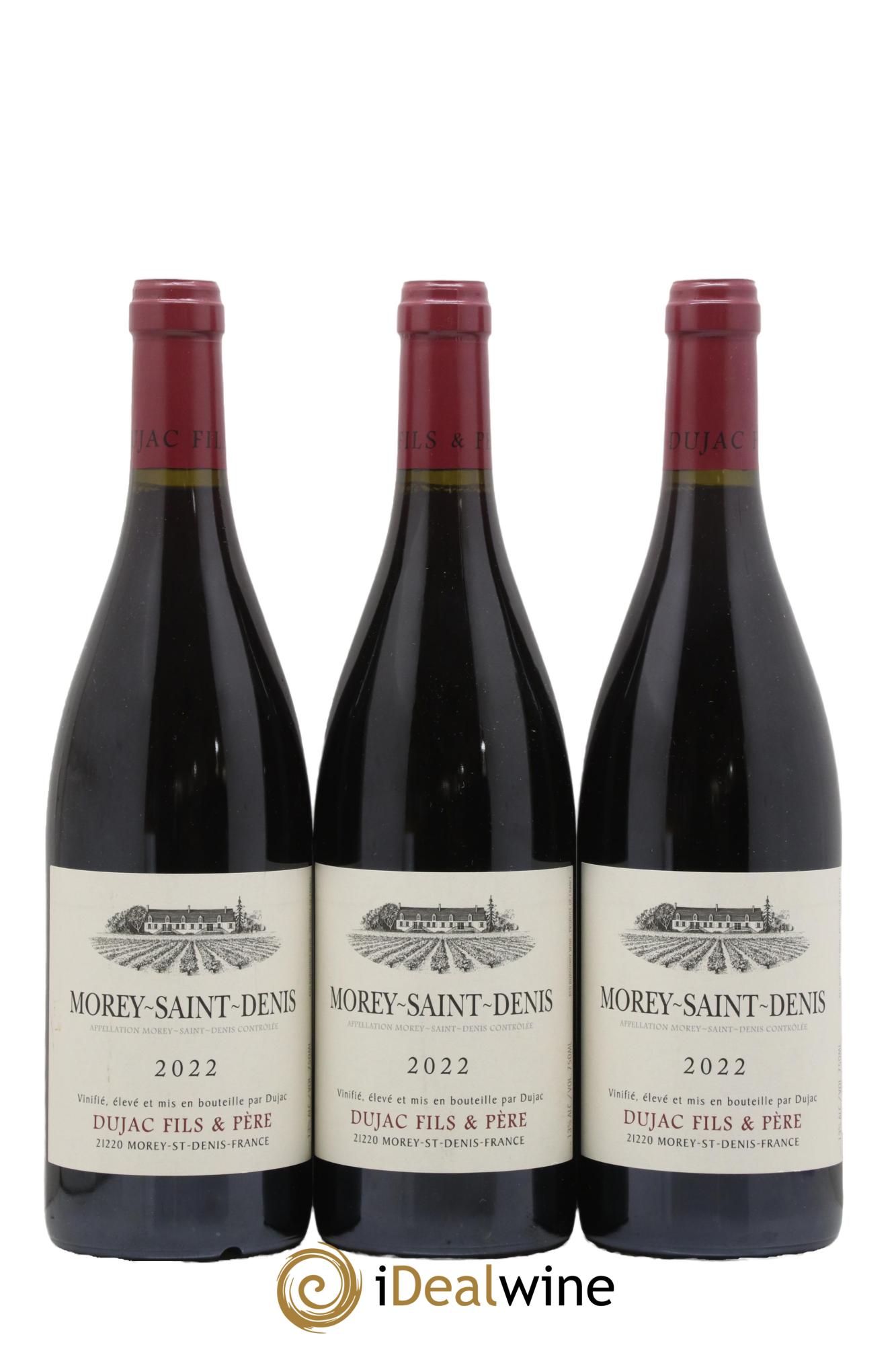 Morey-Saint-Denis Dujac Fils et Père 2022 - Lot de 3 bouteilles - 0