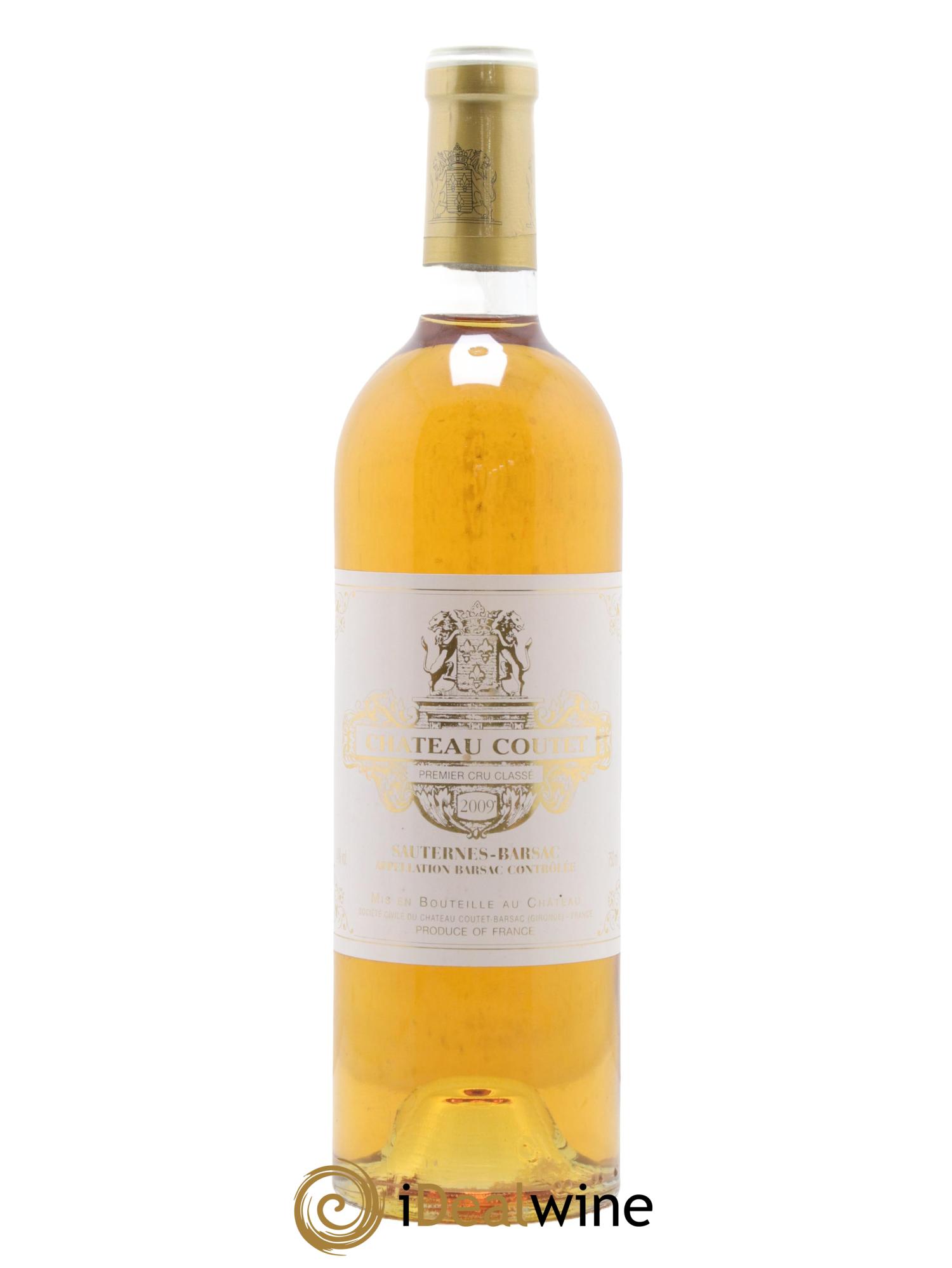 Château Coutet 1er Grand Cru Classé 2009 - Lotto di 1 bottiglia - 0