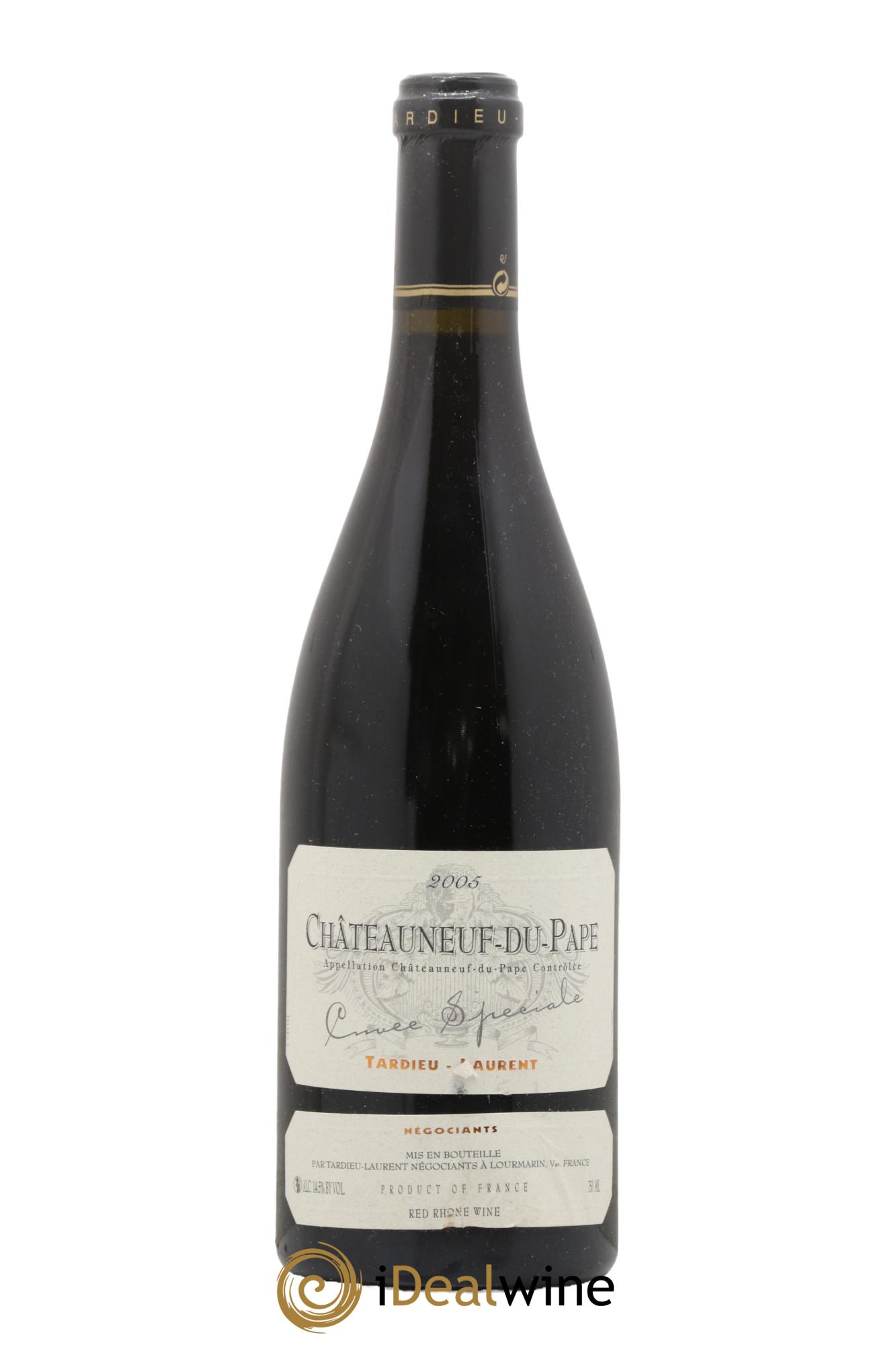 Châteauneuf-du-Pape Tardieu-Laurent Cuvée spéciale Famille Tardieu 2005 - Lot de 1 bouteille - 0
