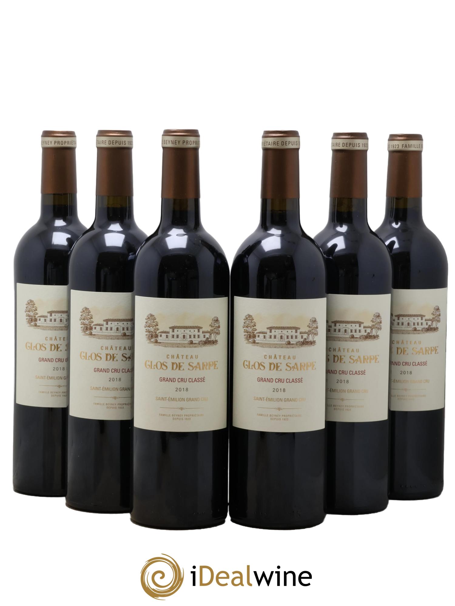 Clos de Sarpe Grand Cru Classé  2018 - Posten von 6 Flaschen - 0