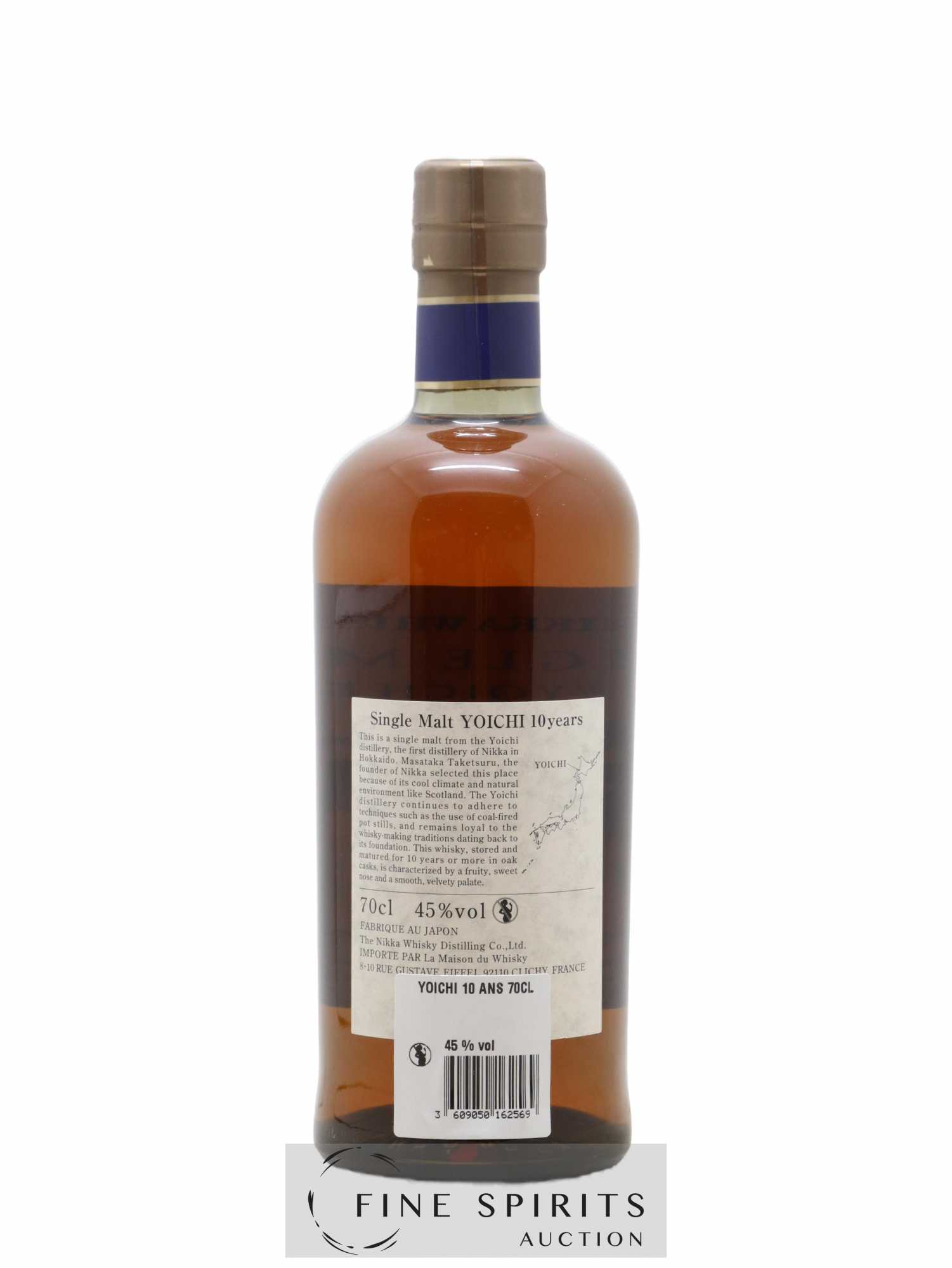 Yoichi 10 years Of. Nikka Whisky - Lot de 1 bouteille - 1