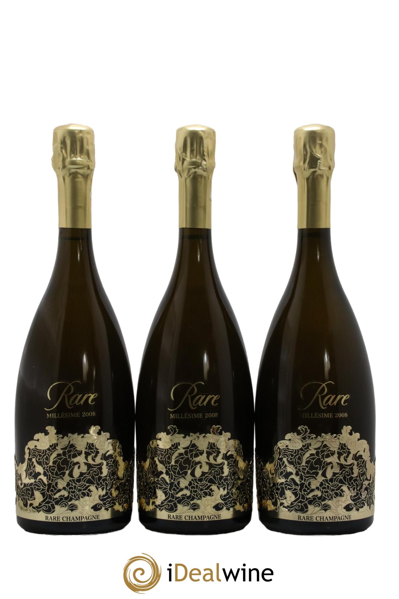 Rare Piper Heidsieck 2008 - Lot of 3 bottles - 0