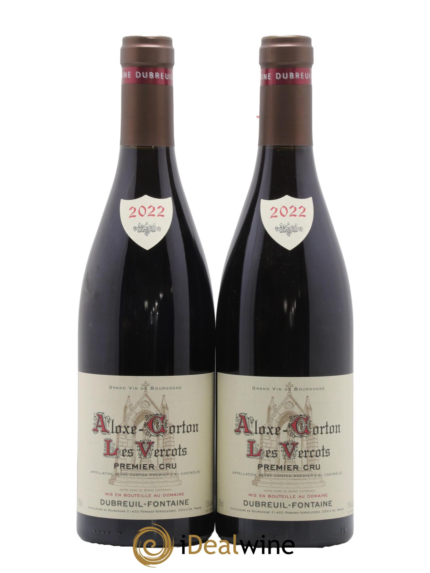 Aloxe-Corton 1er Cru Les Vercots Domaine Dubreuil-Fontaine 2022 - Lotto di 2 bottiglie - 0