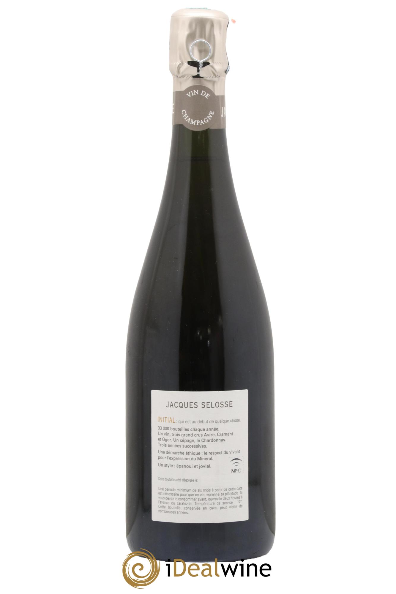 Initial Brut Jacques Selosse - Lot de 1 bouteille - 1